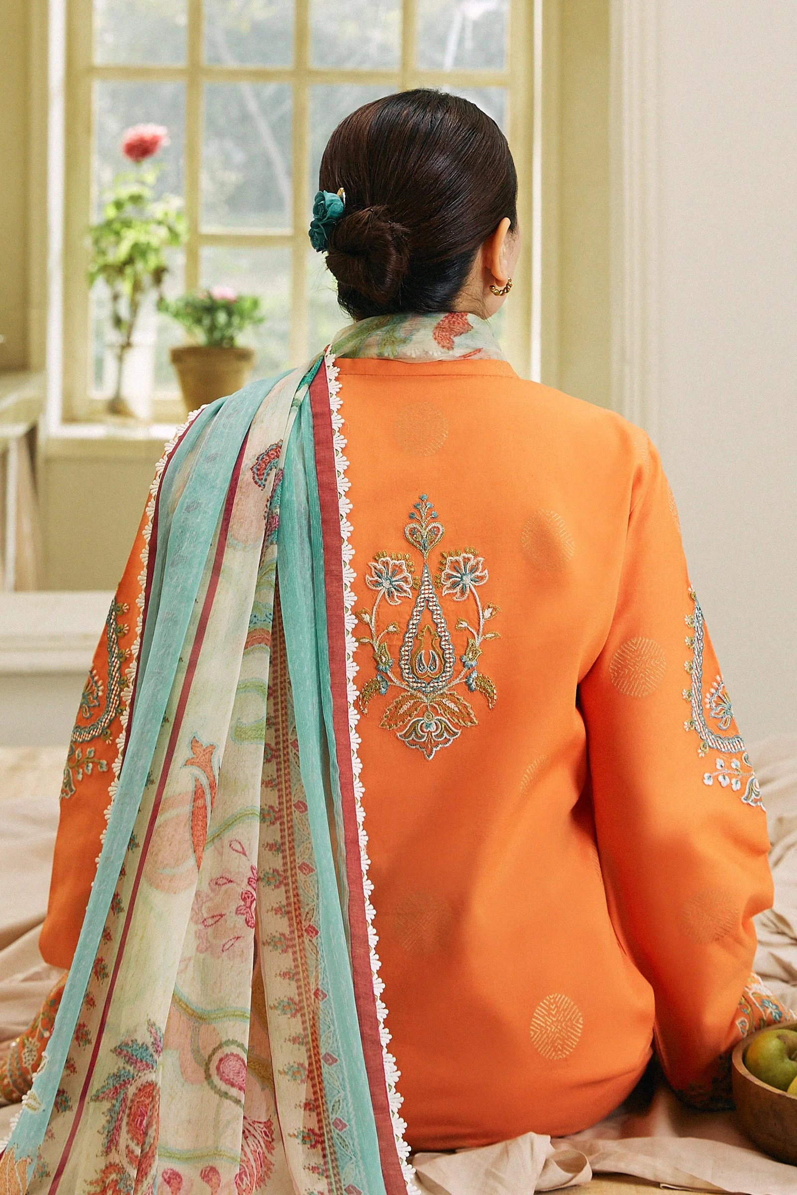 Zara Shahjahan Coco Lawn Collection 2024 – Morni-9B - Image 8