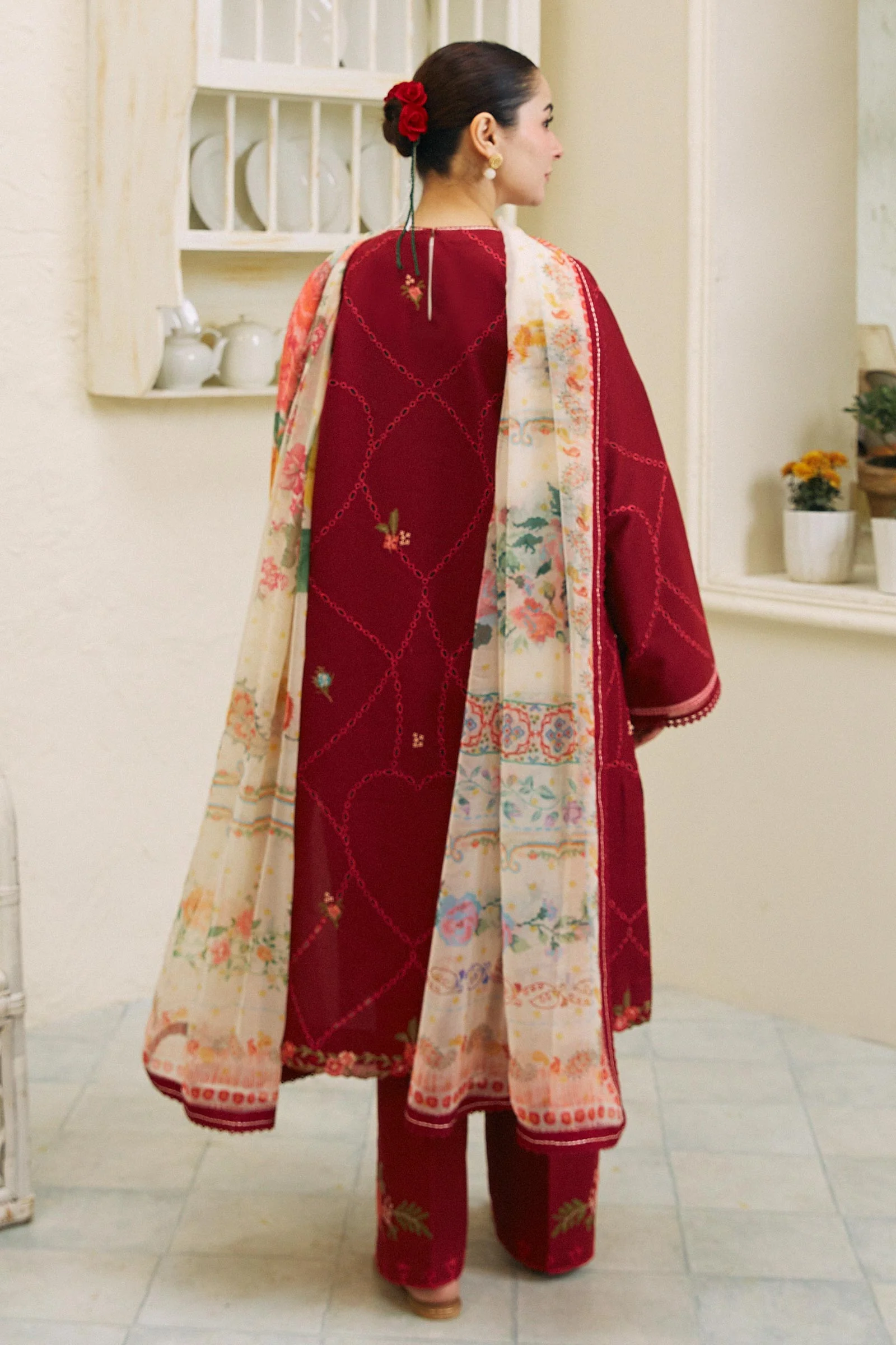 Zara Shahjahan Coco Lawn Collection 2024 – Ruhi-10B - Image 10