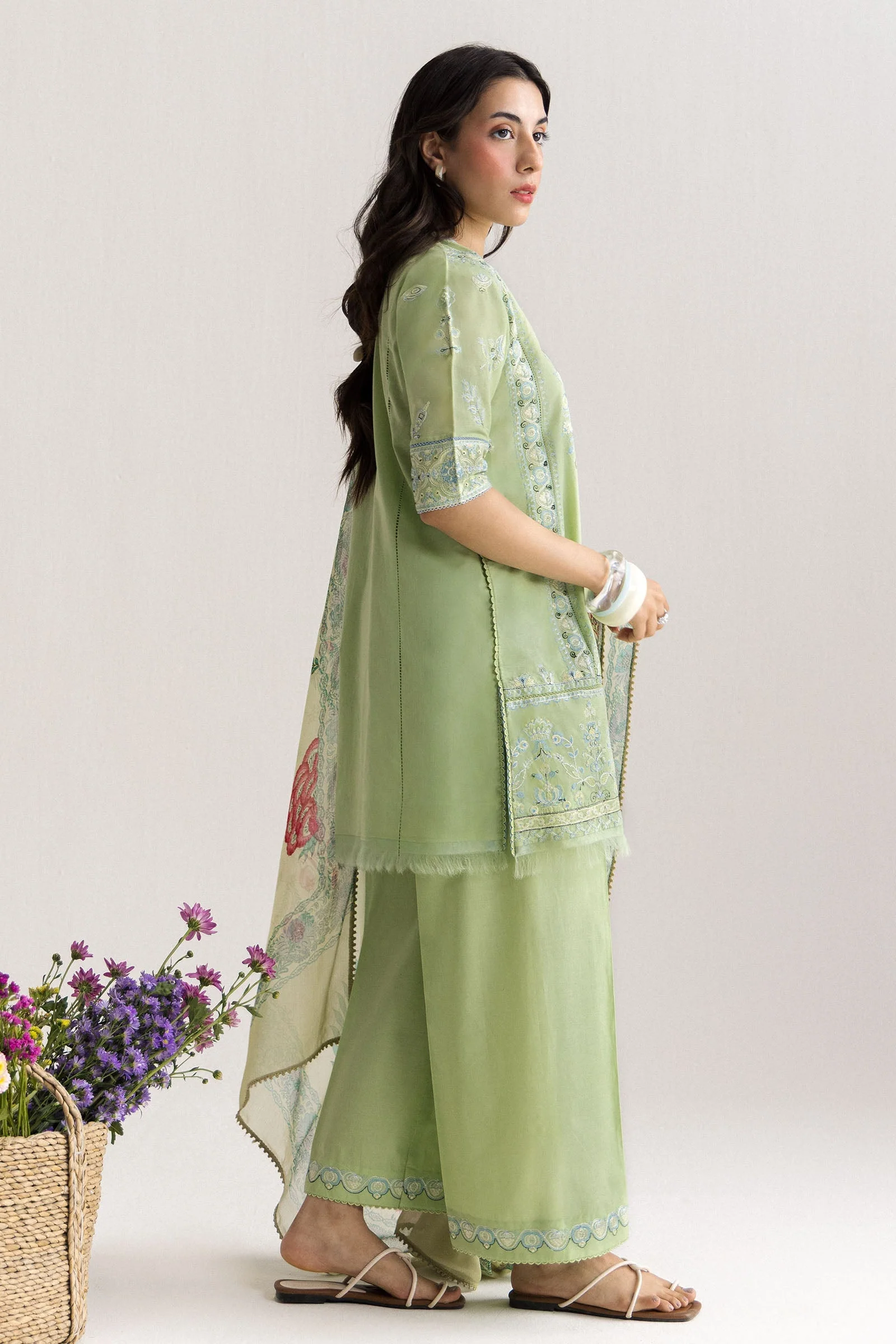 Zara Shahjahan Coco Lawn Edit II – Noa-5B - Image 3