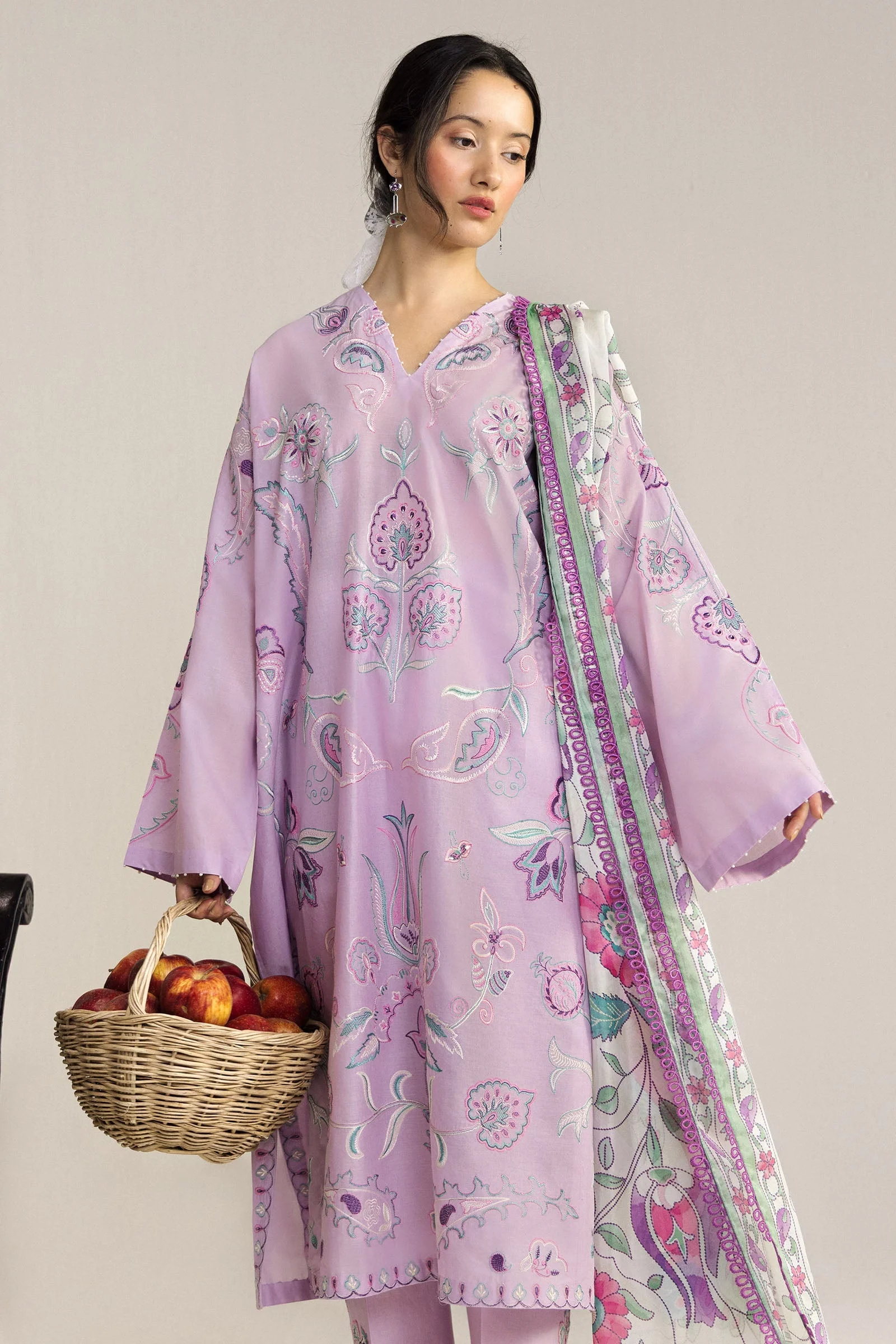Zara Shahjahan Coco Lawn Edit II – Sia-4A - Image 3