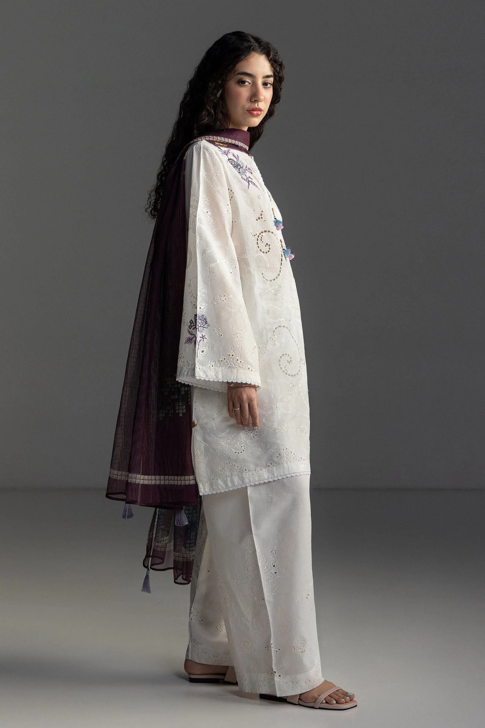 Zara Shahjahan Coco Lawn Edit – Sune-10B - Image 3