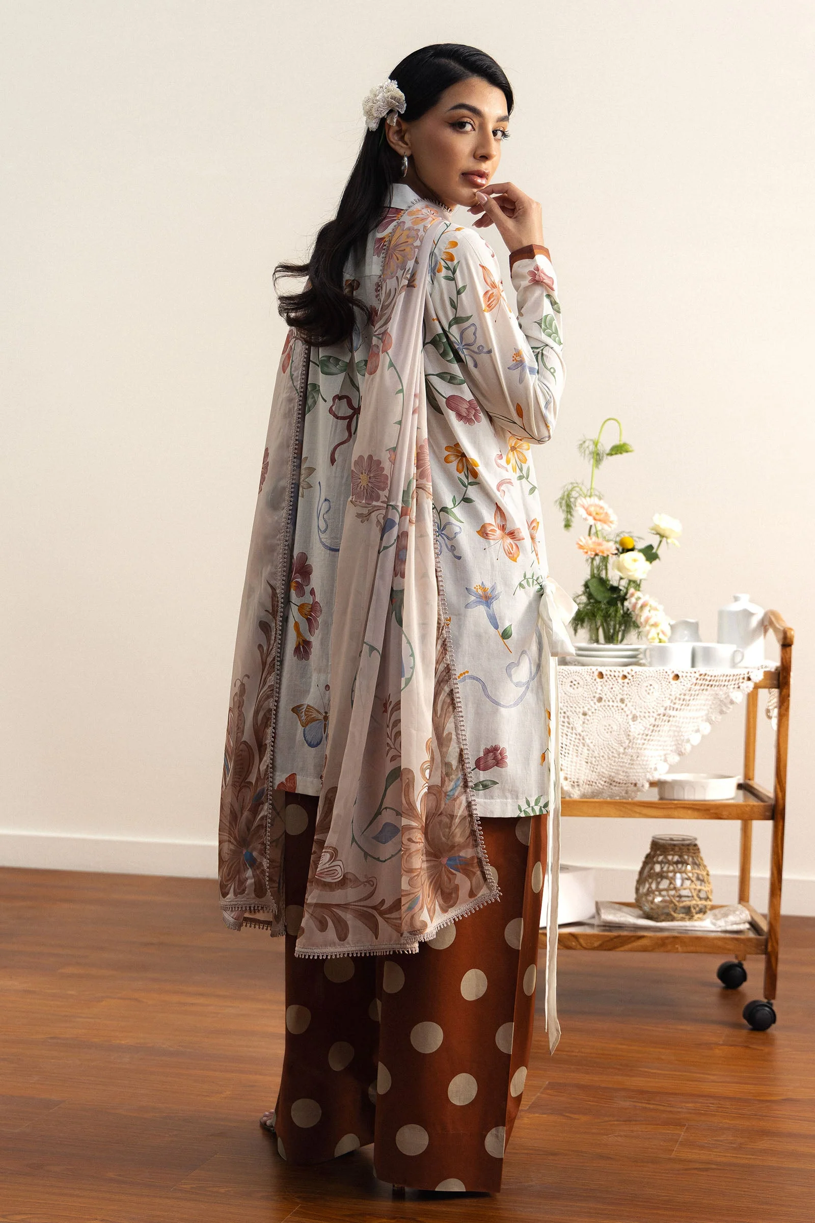 Zara Shahjahan Coco Lawn Prints Drop II – Yuki-8A - Image 2