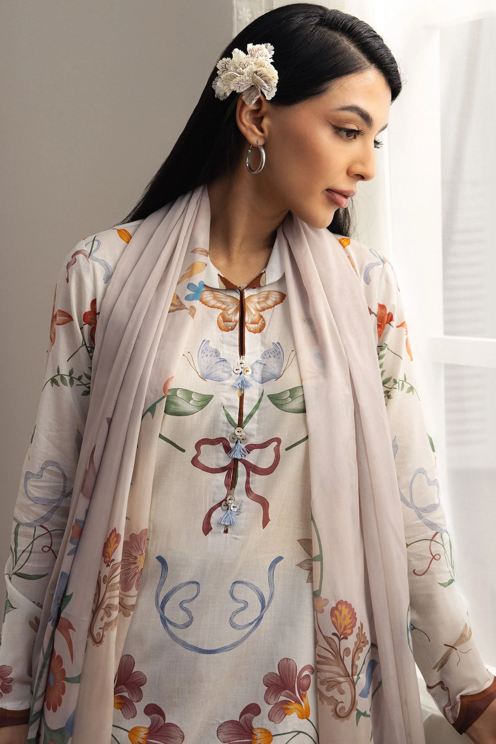 Zara Shahjahan Coco Lawn Prints Drop II – Yuki-8A - Image 3