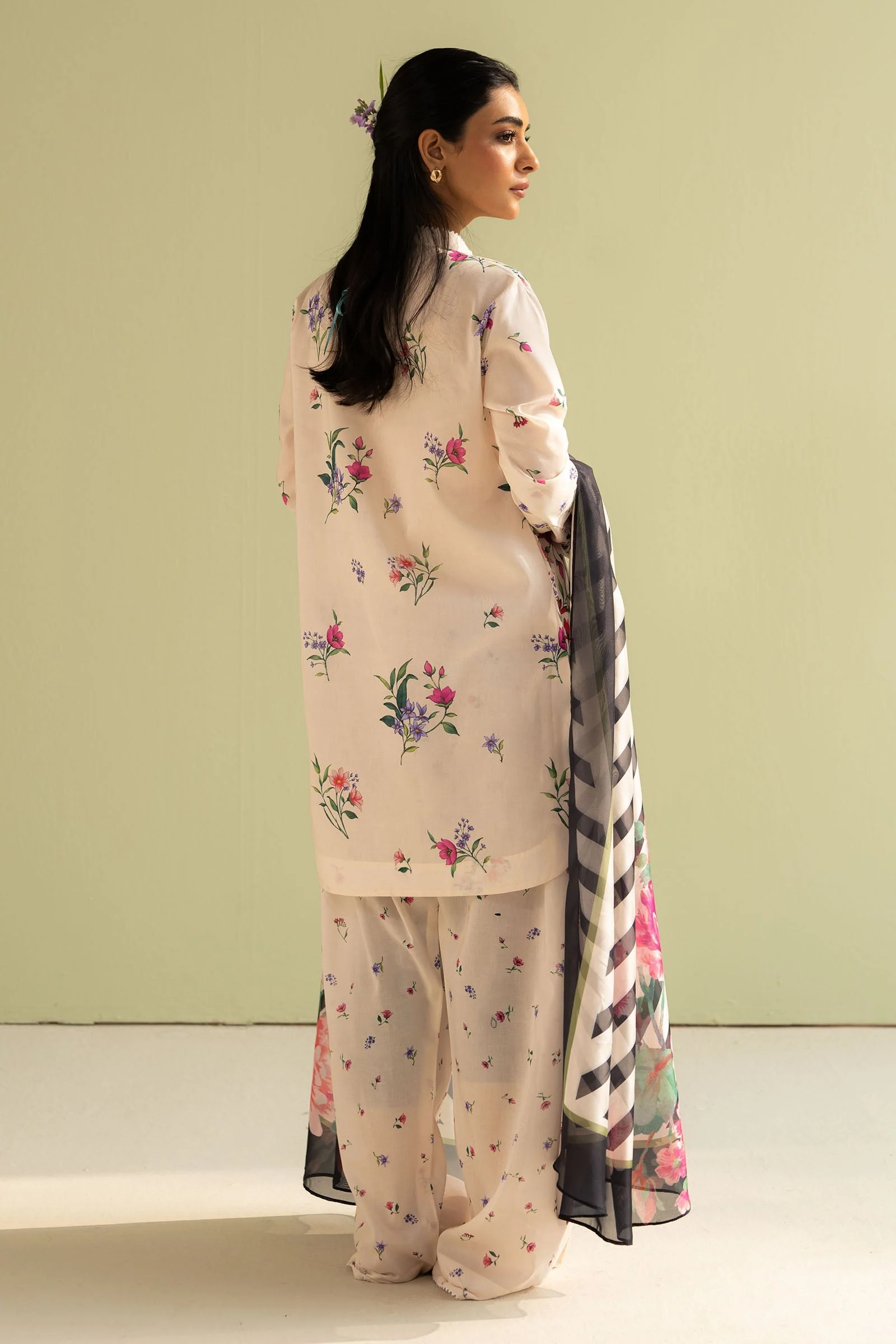Zara Shahjahan Coco Lawn Prints – Reena-4B - Image 4