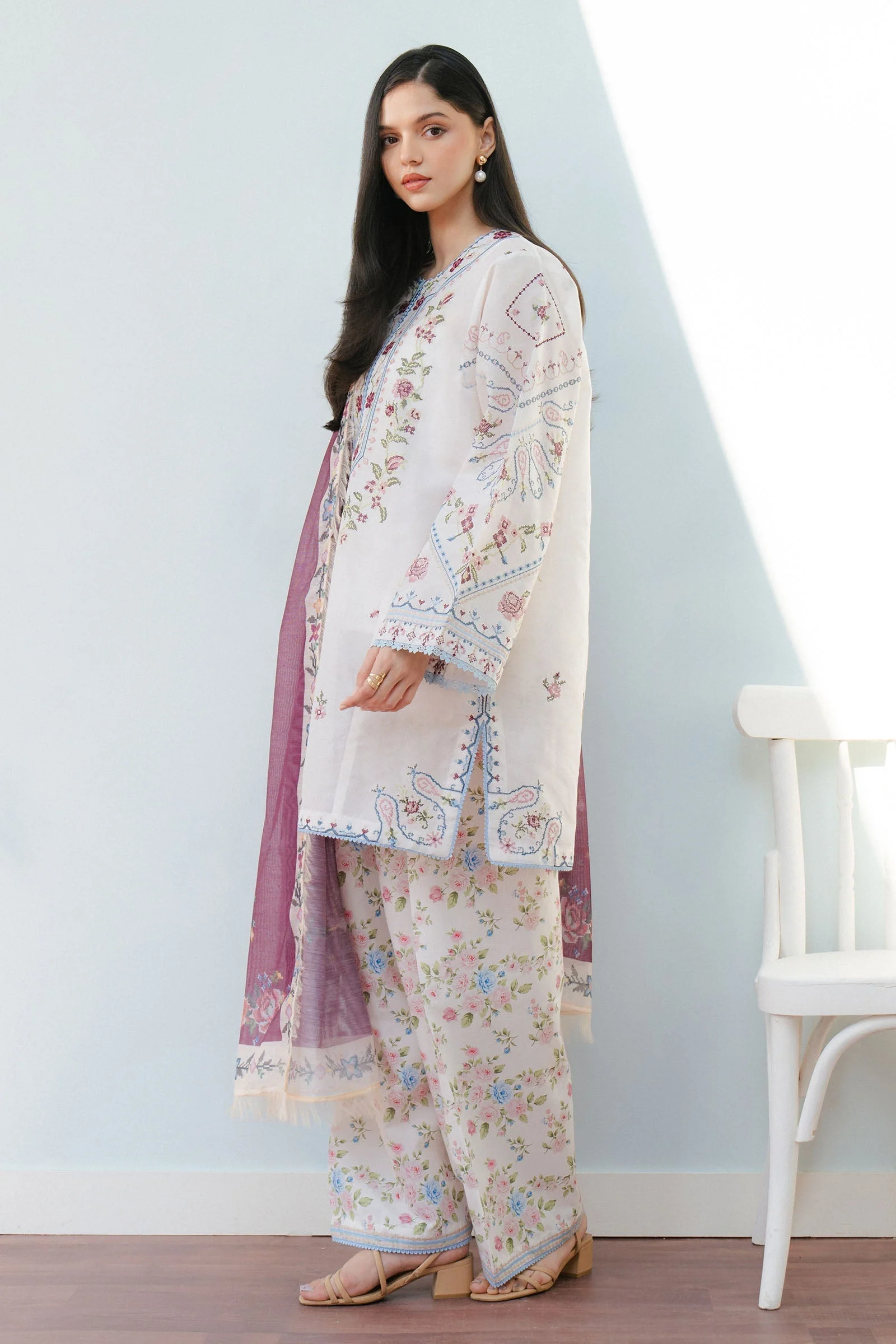 Zara Shahjahan Coco Lawn – SERENE-2B - Image 4