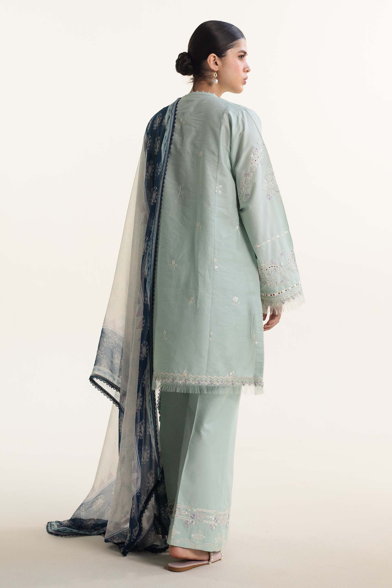 Zara Shahjahan Coco Lawn Eid Edition – MIRA-8A - Image 5