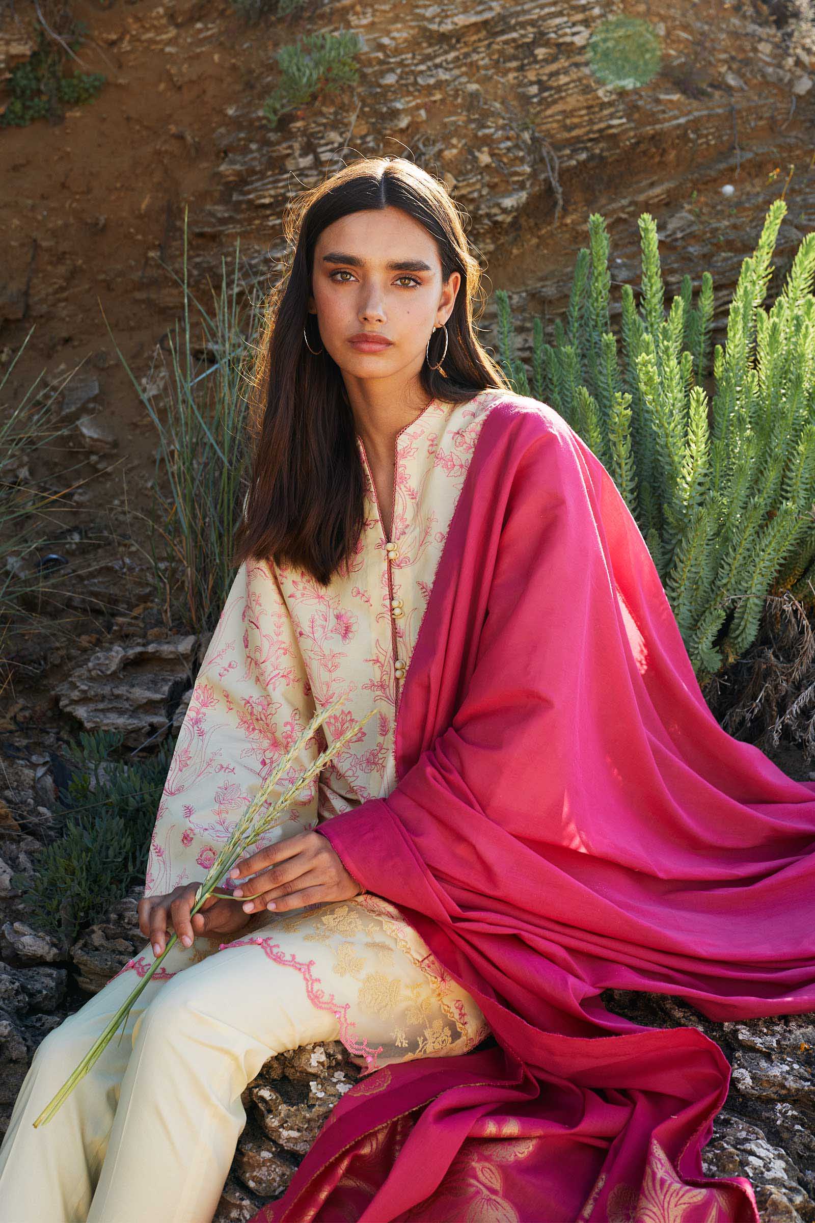 Zara Shahjahan Coco Luxury Lawn Collection 2021 – ZCE21-5A - Image 3