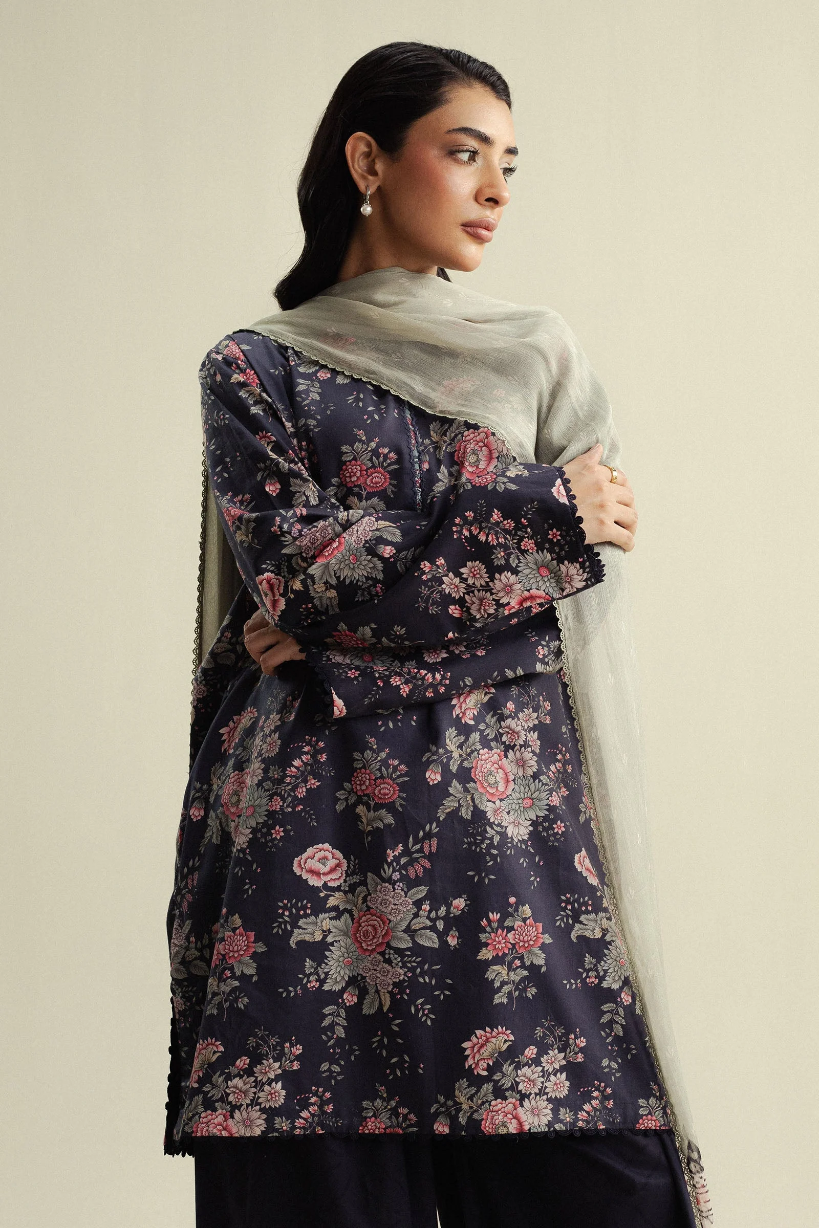 Zara Shahjahan Coco Prints Edit IV – Aster-4A - Image 2