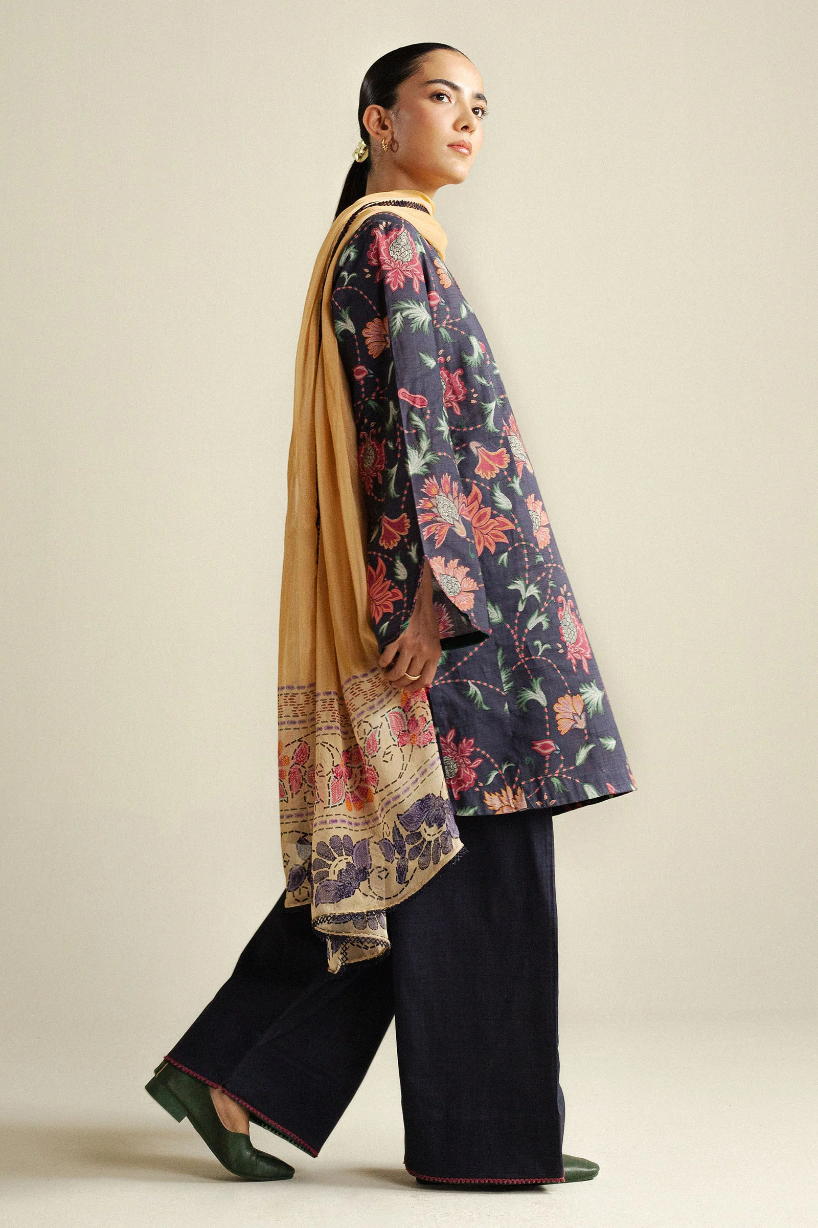 Zara Shahjahan Coco Prints Edit IV – Meadow-1B - Image 3