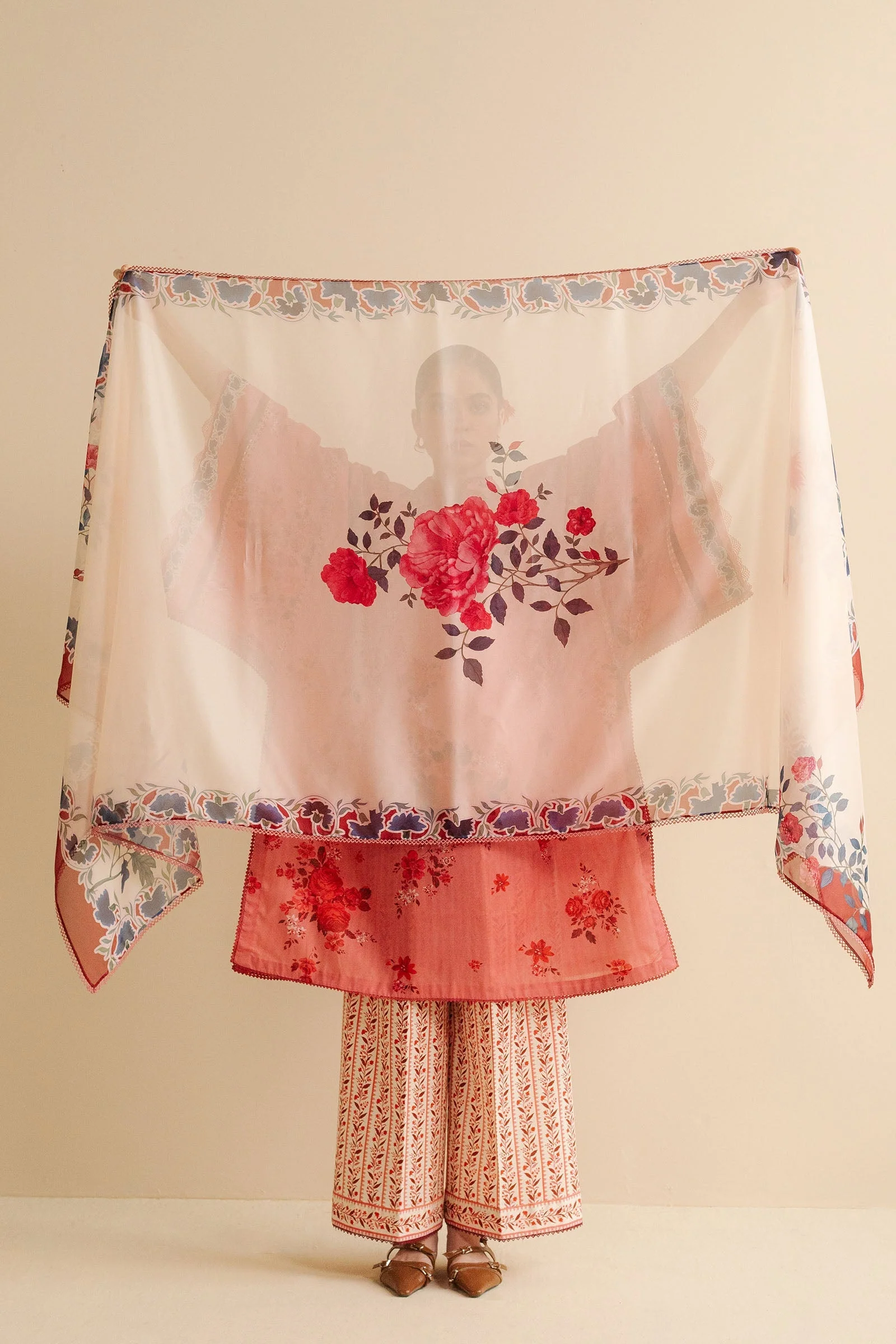 Zara Shahjahan Coco Prints Lawn Drop II – Leya-1A - Image 5