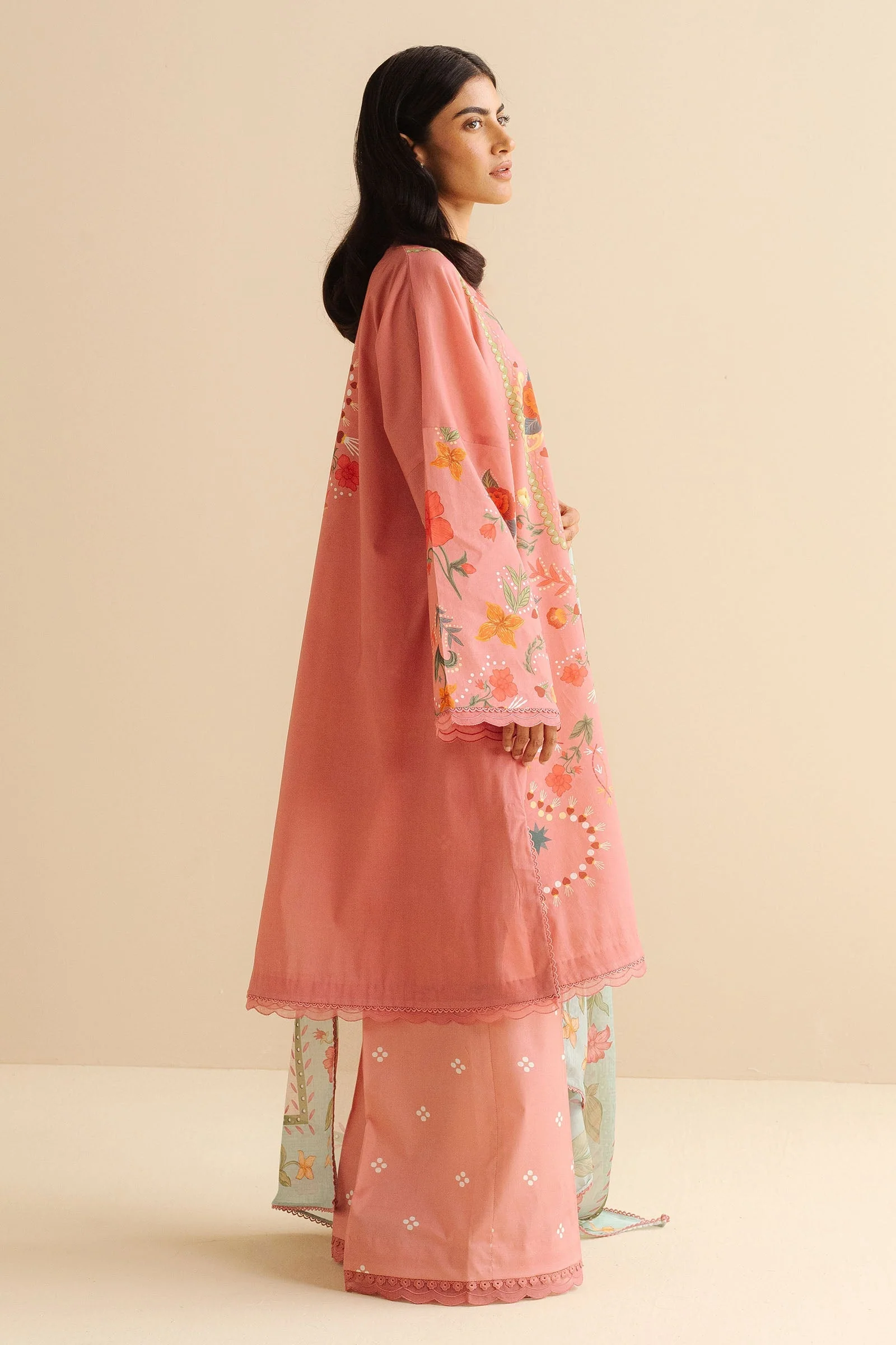 Zara Shahjahan Coco Prints Lawn Drop II – Nyra-5B - Image 3