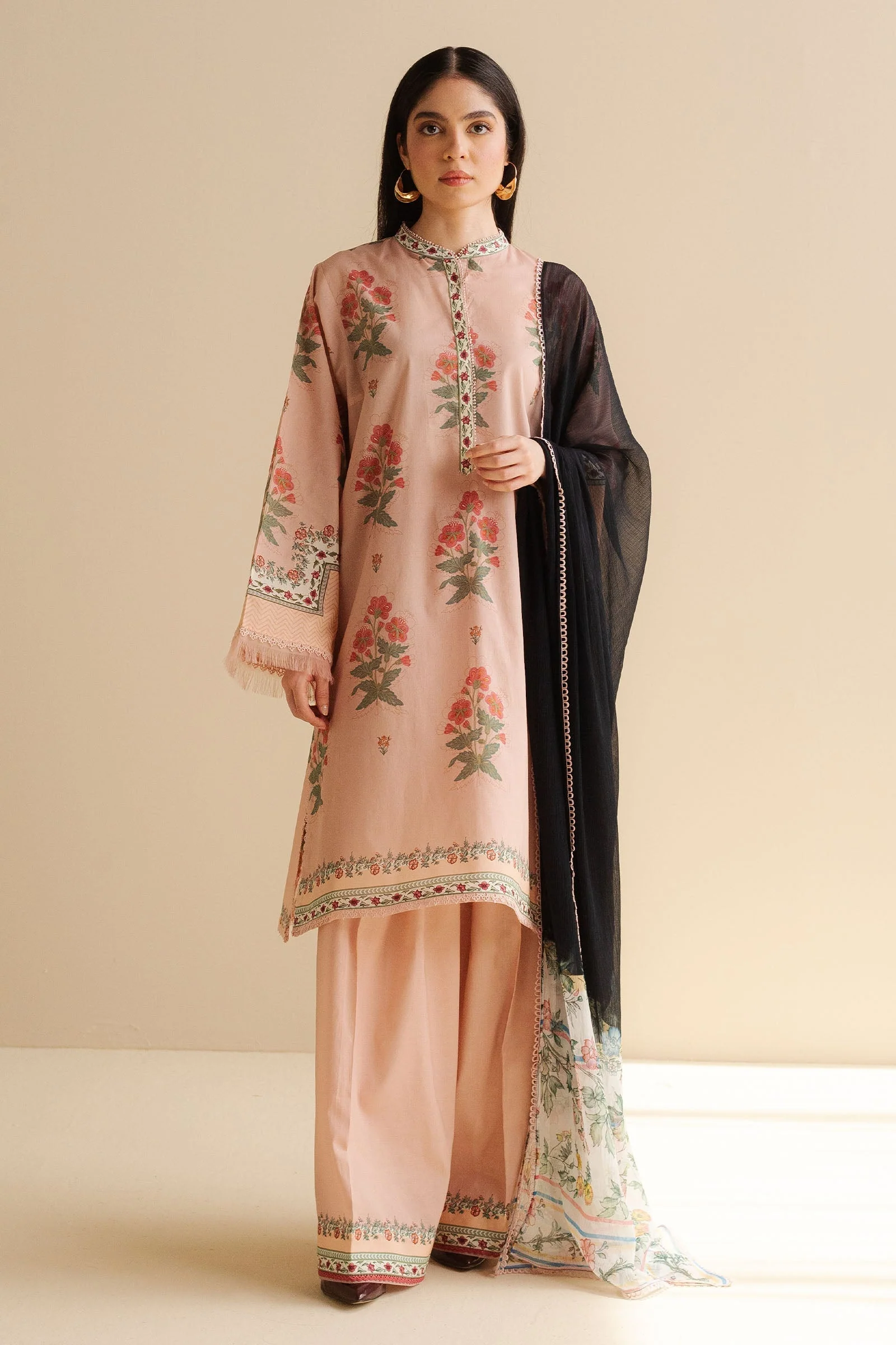 Zara Shahjahan Coco Prints Lawn Drop II – Raya-2A