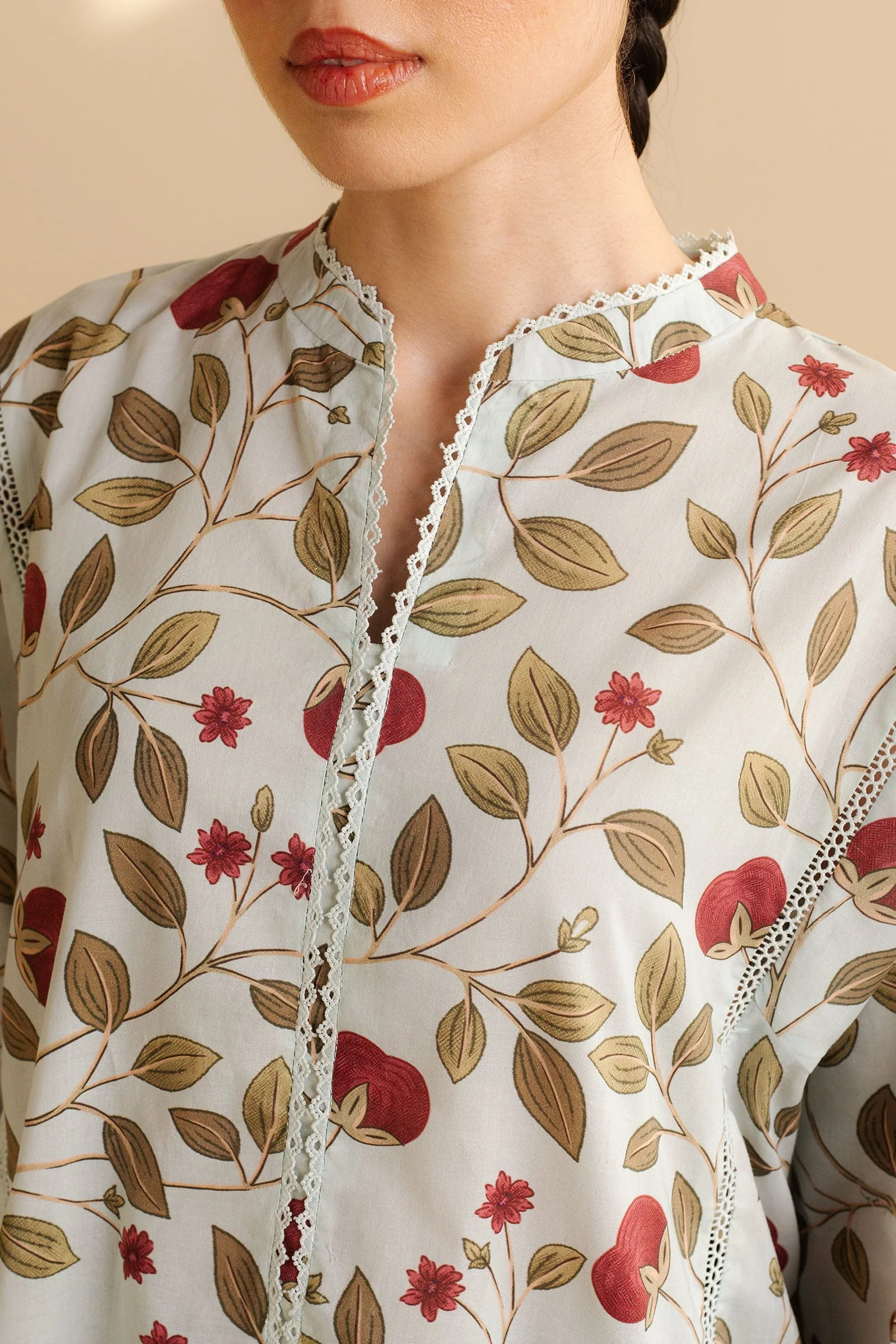 Zara Shahjahan Coco Prints Lawn Drop II – Rey-7B - Image 4