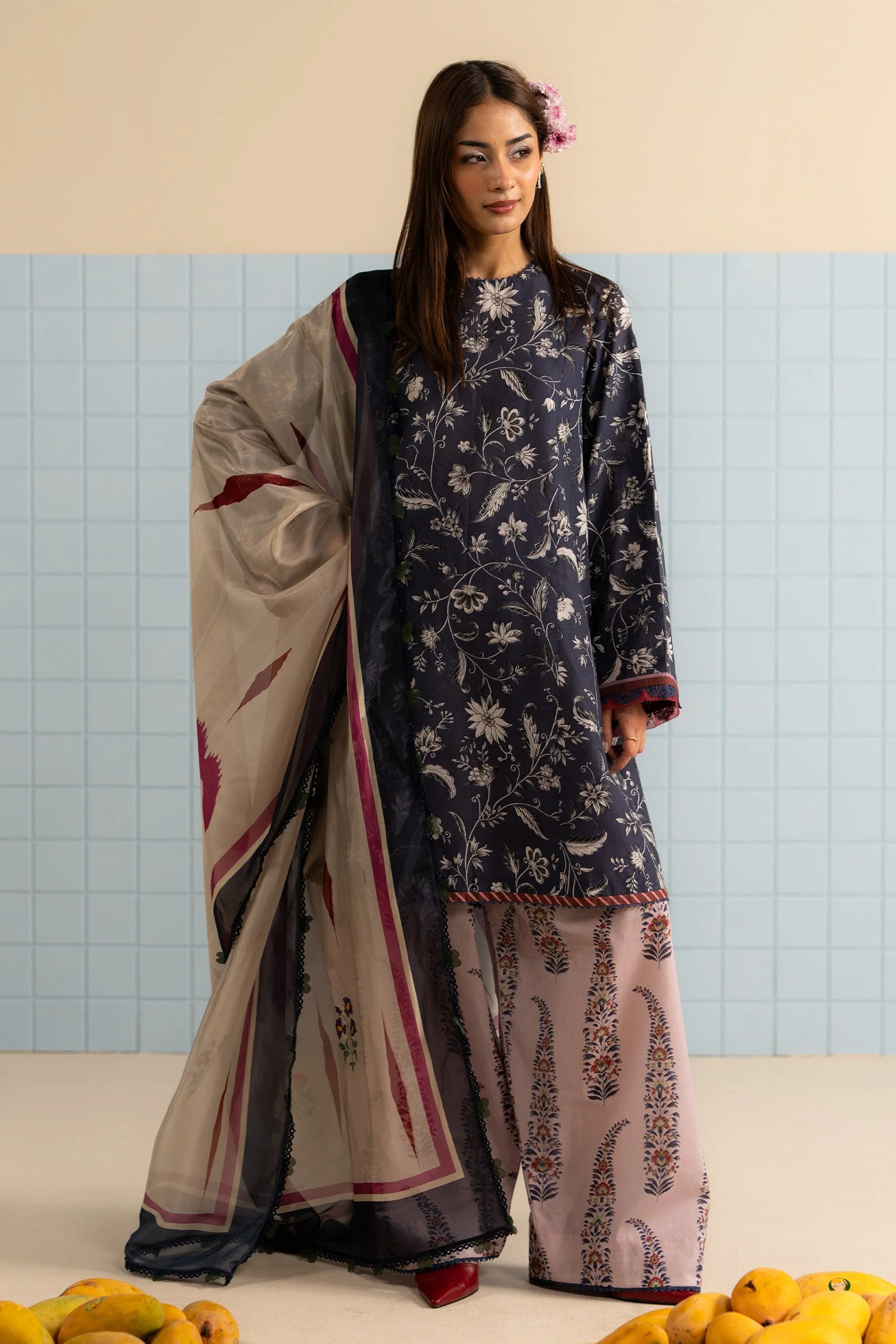 Zara Shahjahan Coco Prints Lawn Edit Vol-3 – Lioré-7B