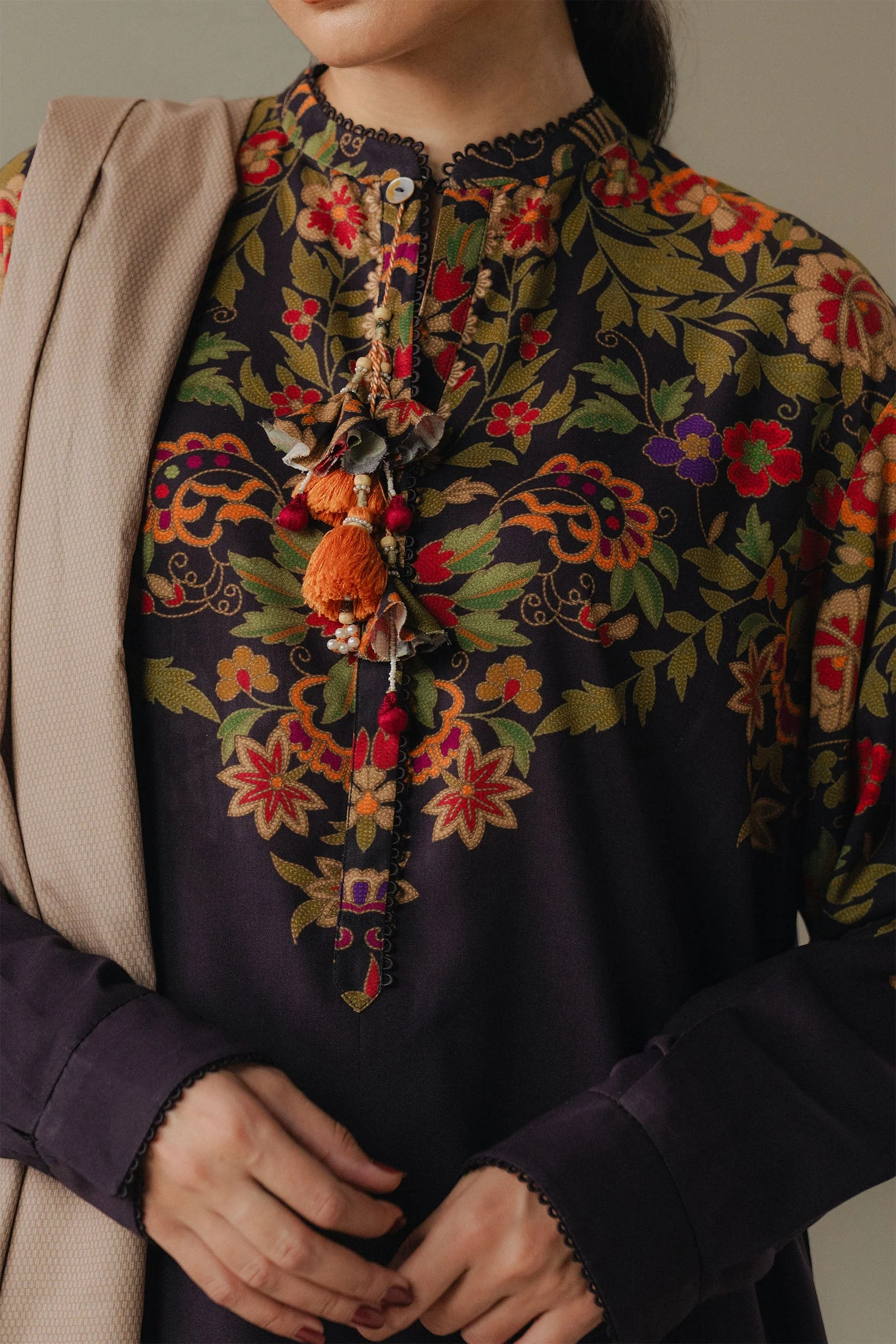 Zara Shahjahan Coco Prints Winter Edit V – Autumn Line-10B - Image 4