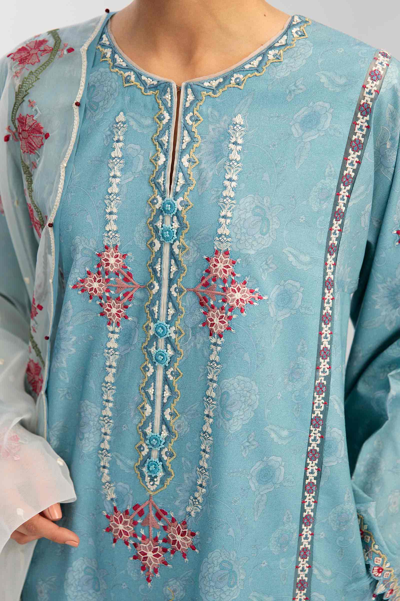 Zara Shahjahan Coco Spring/Summer Lawn Collection 2023 – Z23-6B - Image 4