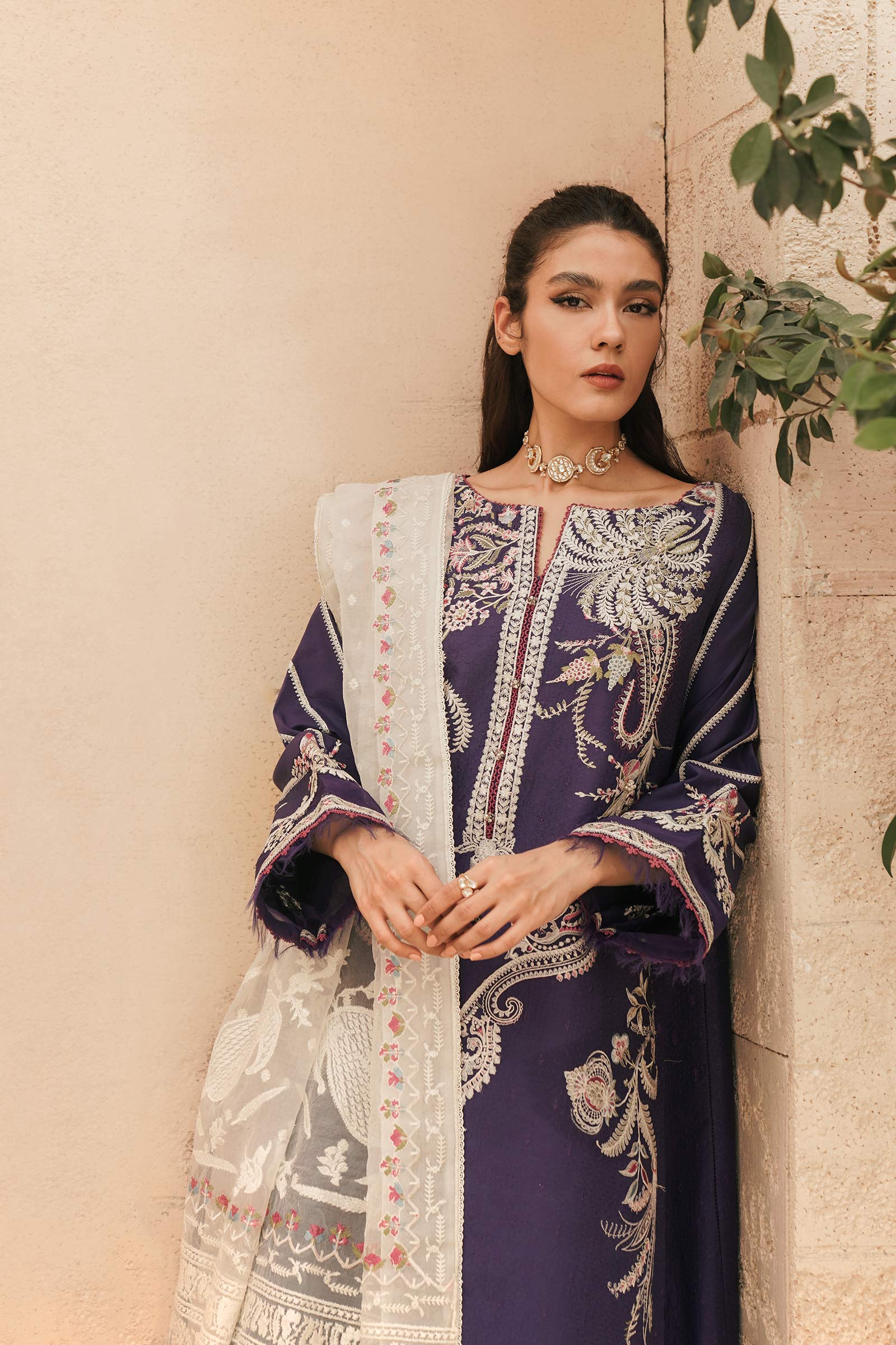 Zara Shahjahan Eid Luxury Lawn Collection – Dina - Image 4