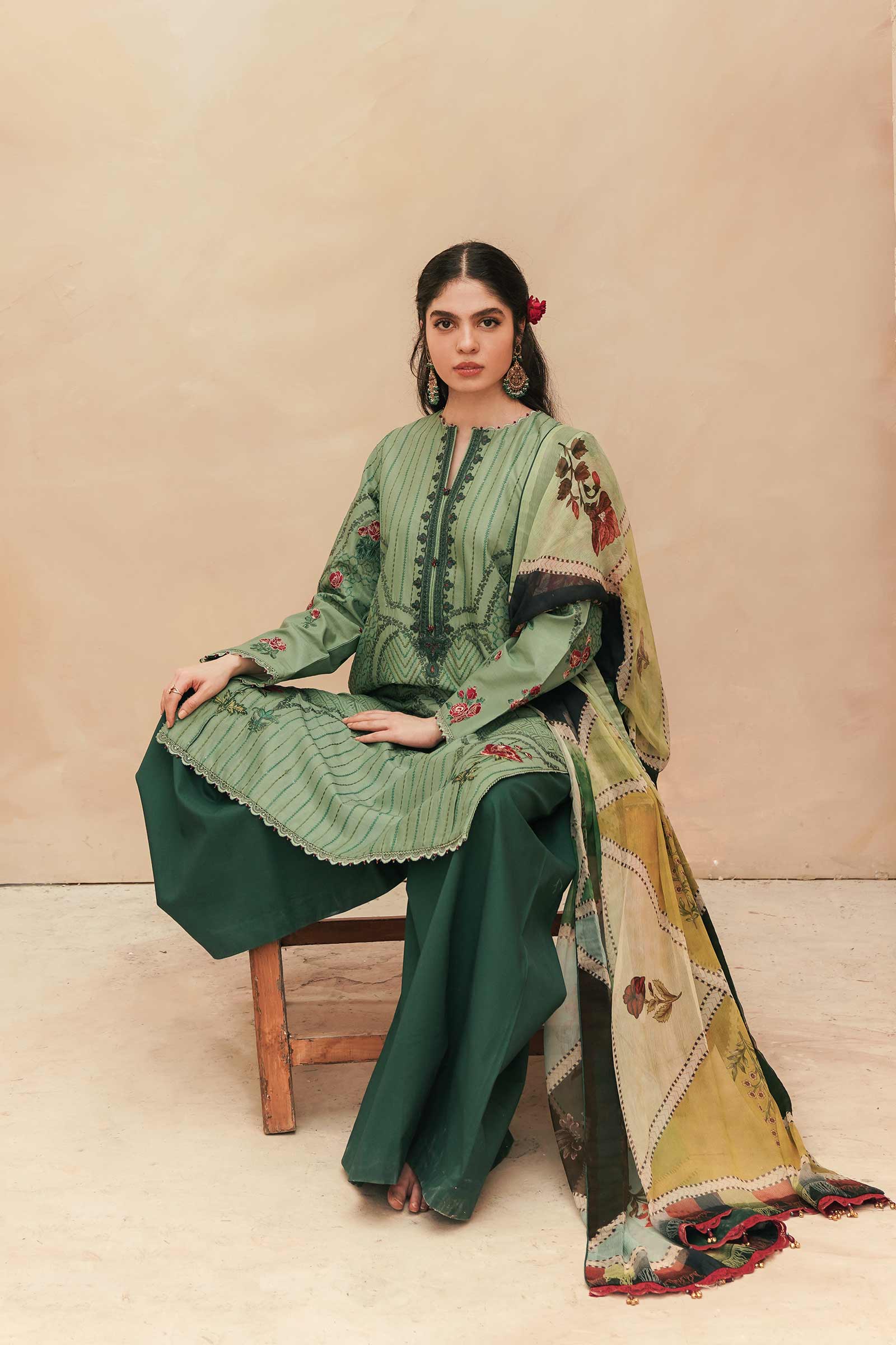 Zara Shahjahan Eid Luxury Lawn Collection – Siraj - Image 3