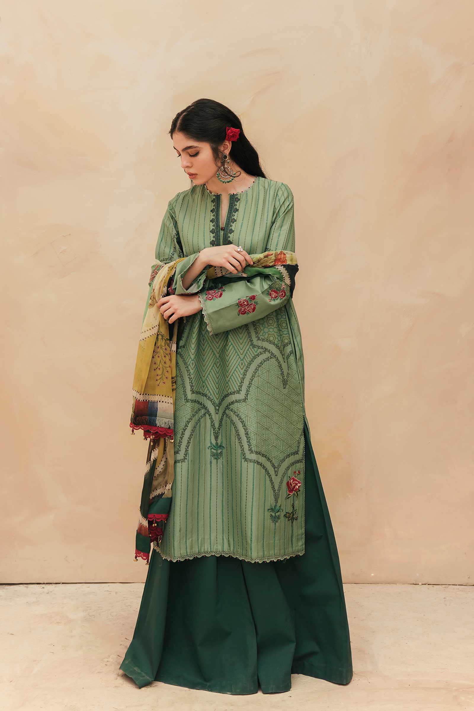 Zara Shahjahan Eid Luxury Lawn Collection – Siraj - Image 4