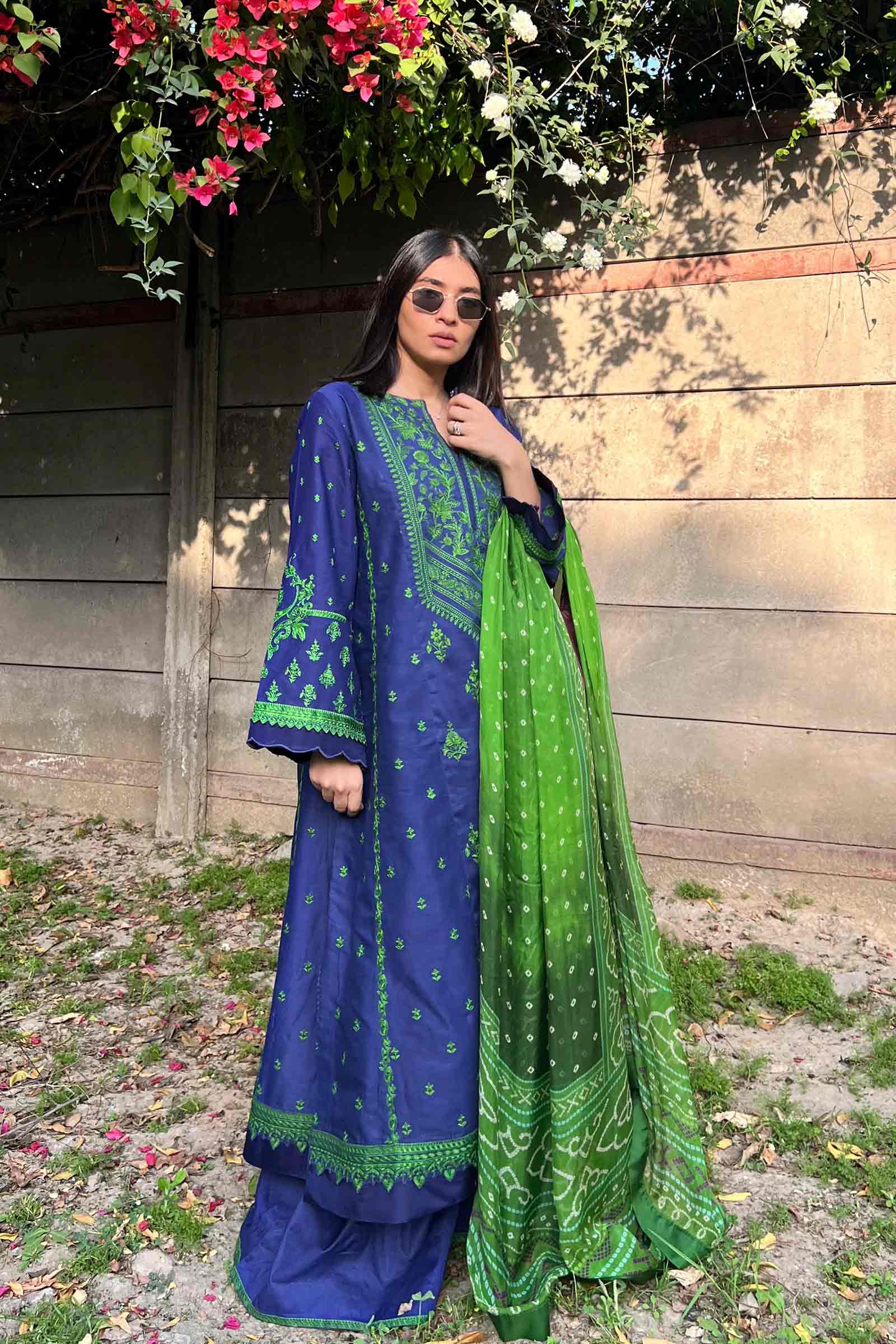 Zara Shahjahan Luxury Eid Lawn Collection 2022 – Falak-B - Image 6