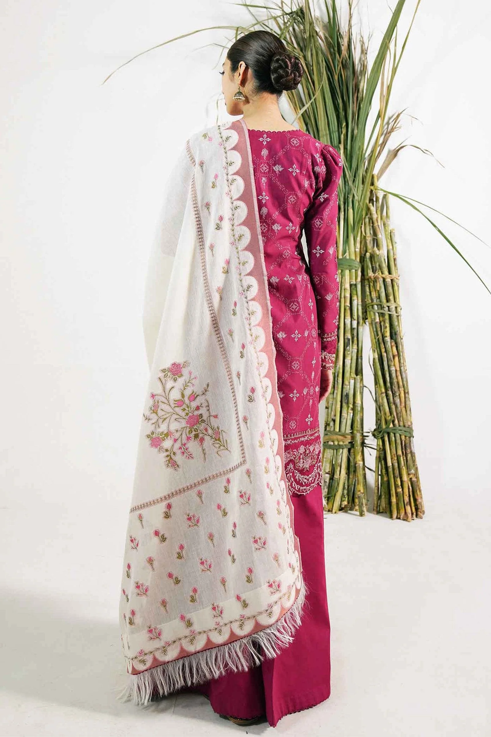 Zara Shahjahan Luxury Lawn Collection 2021 – FAJAL-A - Image 3