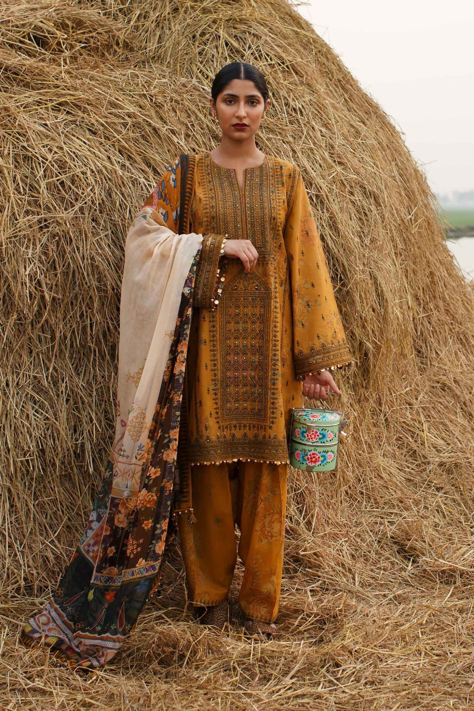 Zara Shahjahan Luxury Lawn Collection 2021 – SHIREEN-B - Image 7