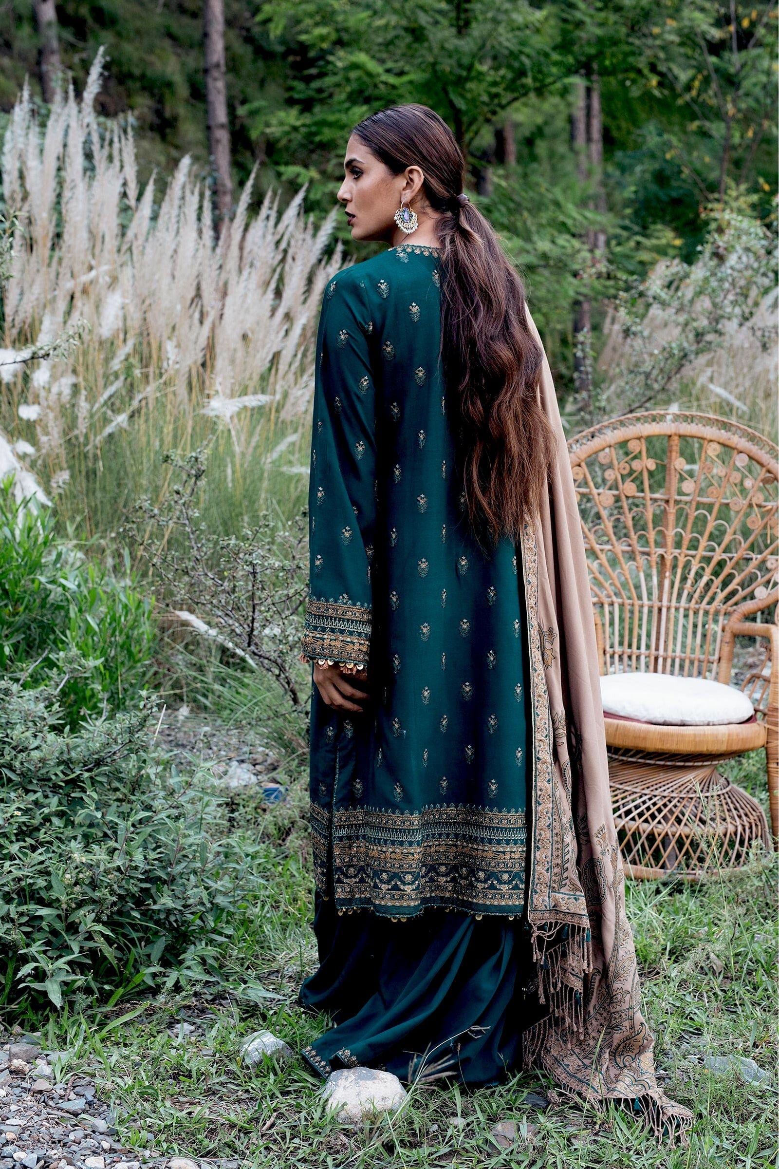 Zara Shahjahan Luxury Winter Collection (with Shawl) – Bano - Image 3