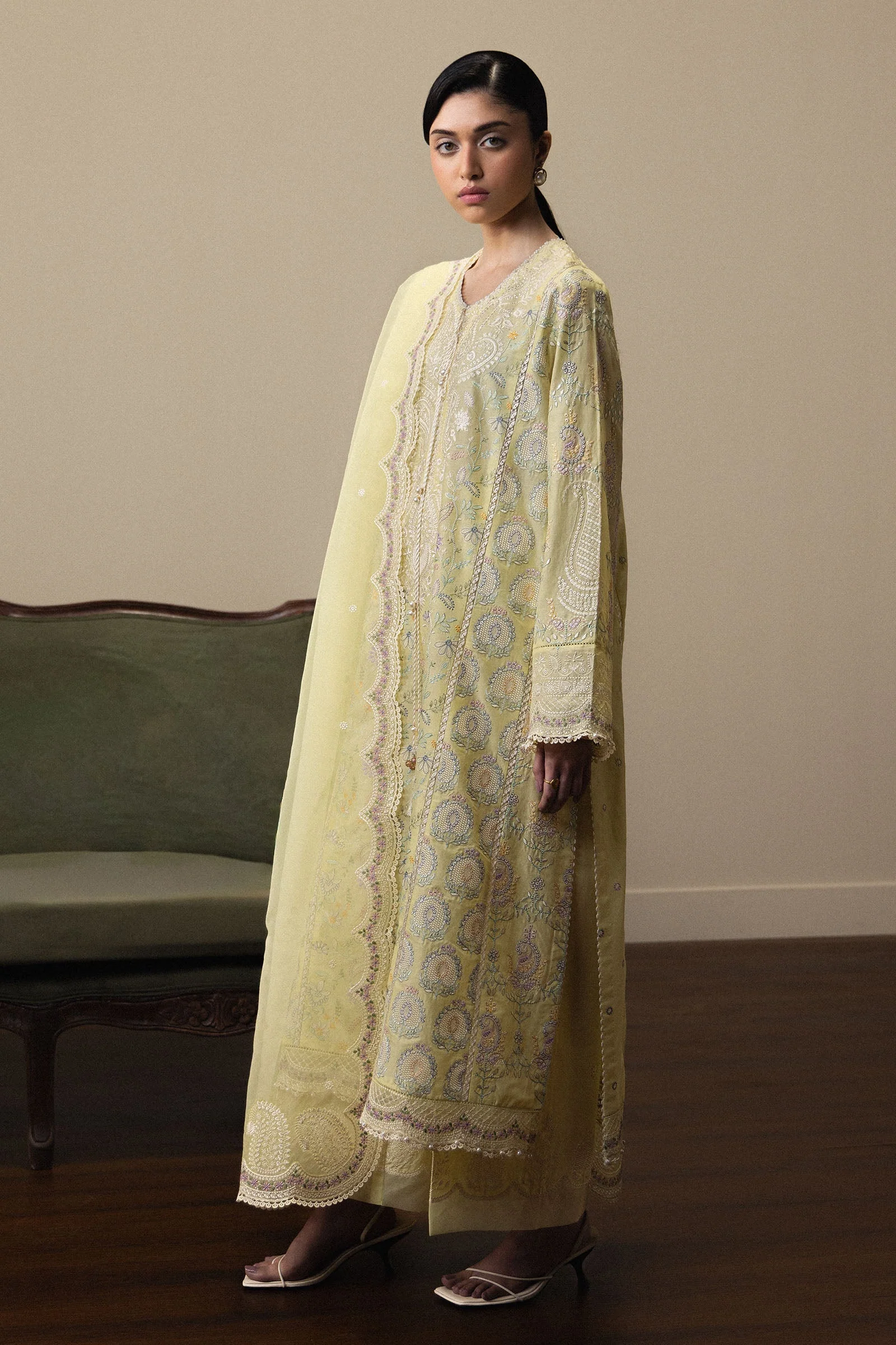 Zara Shahjahan Satori Luxury Lawn โ Hinata-D3 - Image 4