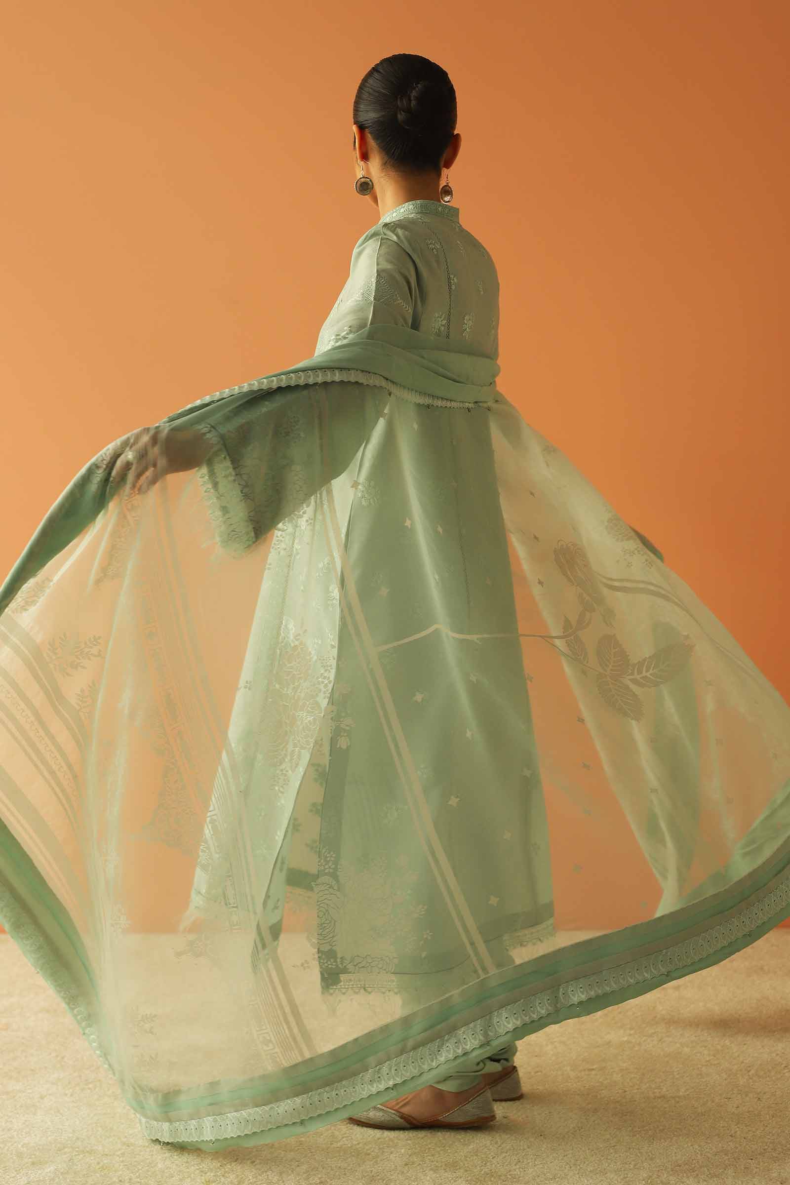 Zara Shahjahan Spring/Summer Lawn Collection – D23-13B - Image 6
