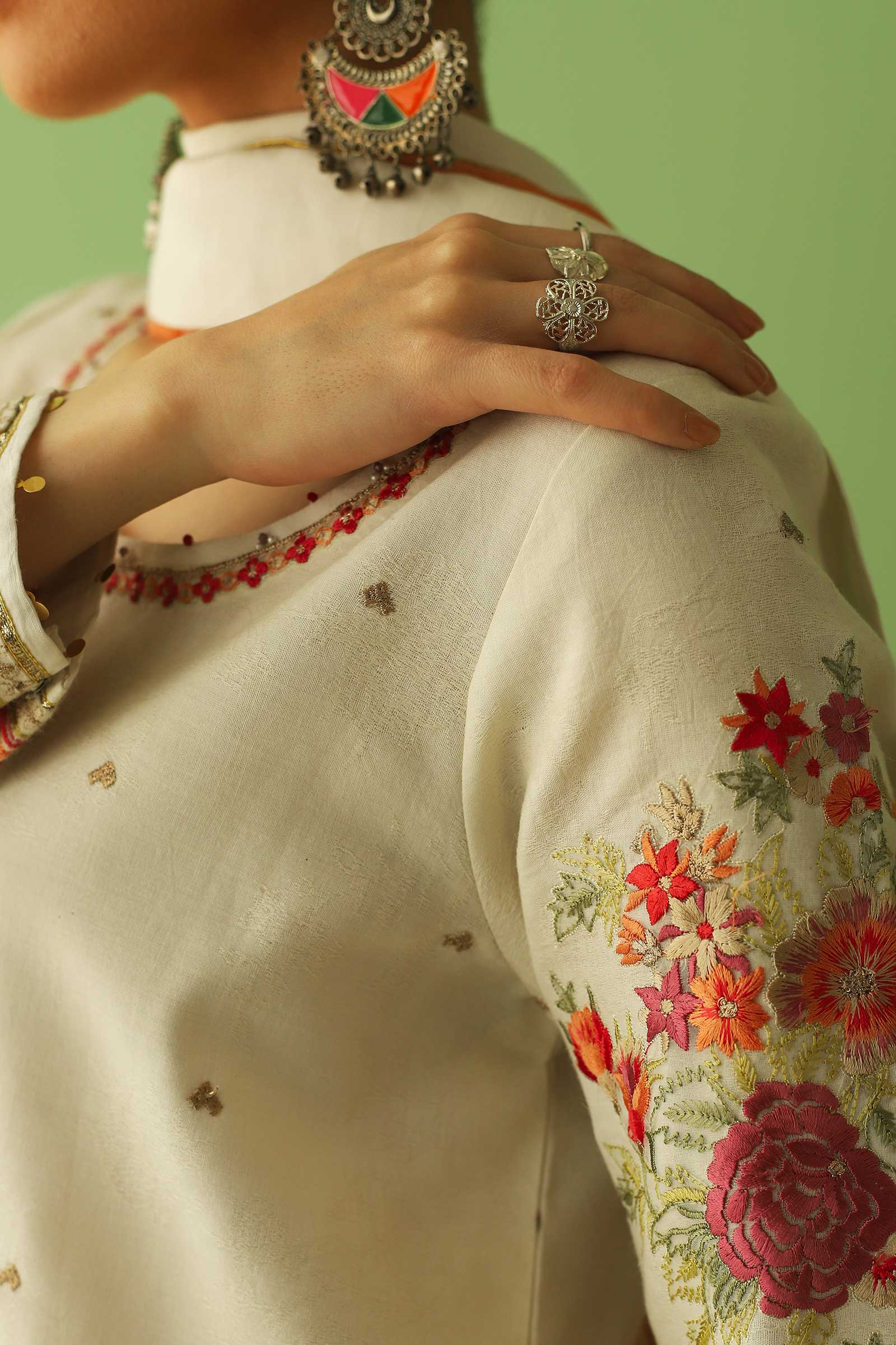 Zara Shahjahan Spring/Summer Lawn Collection 2023 – D23-4A - Image 7