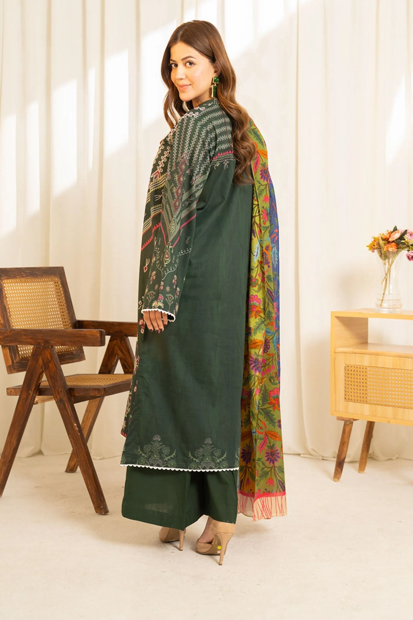 Zara Shahjahan Sulé Coco Lawn – D-07 - Image 3