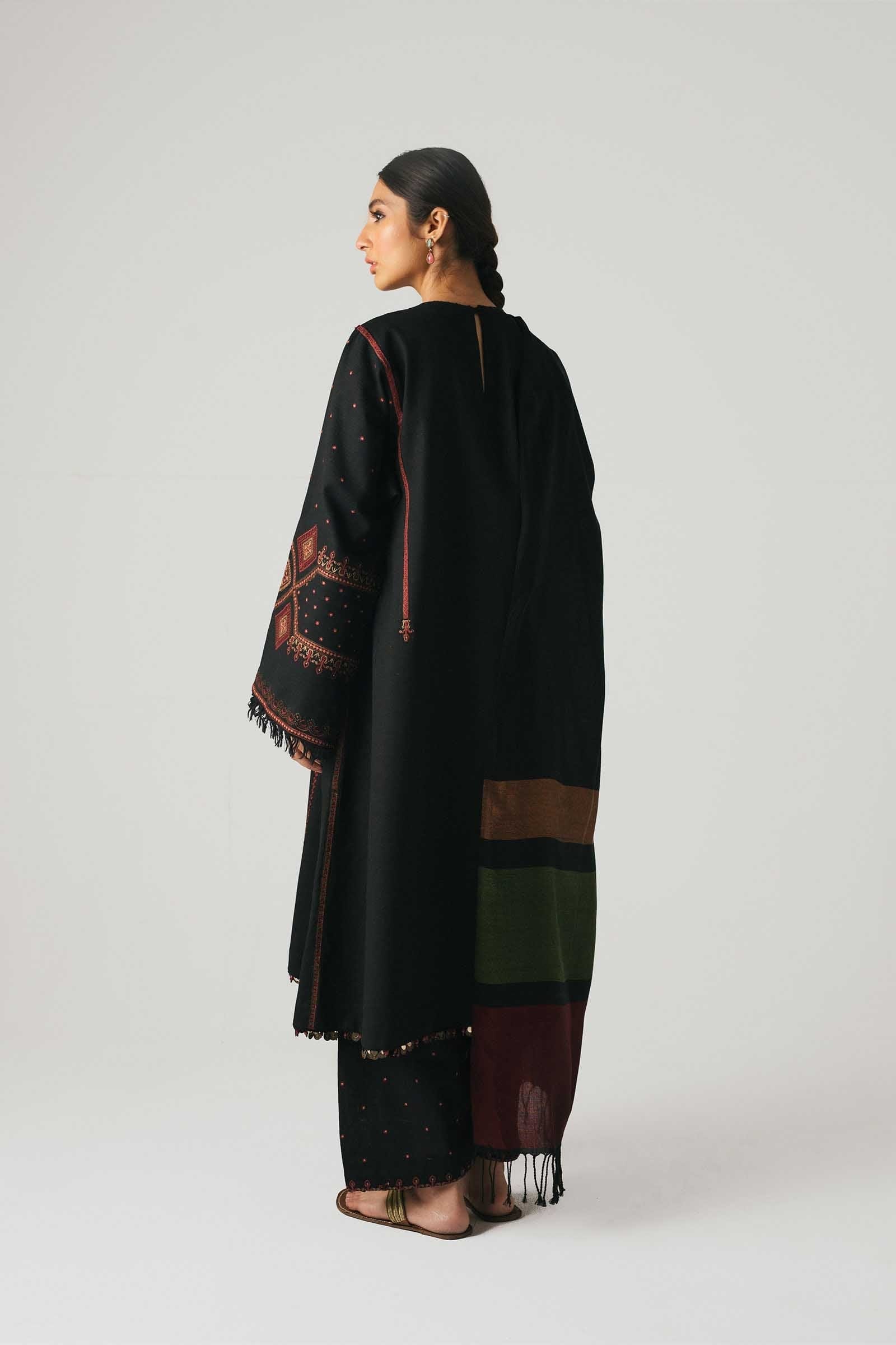 Zara Shahjahan Winter Collection (with Shawl) – Azrah - Image 3