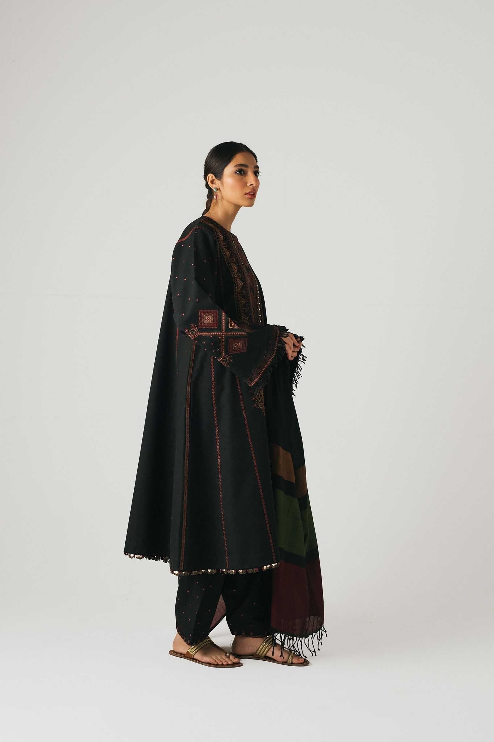 Zara Shahjahan Winter Collection (with Shawl) – Azrah - Image 5