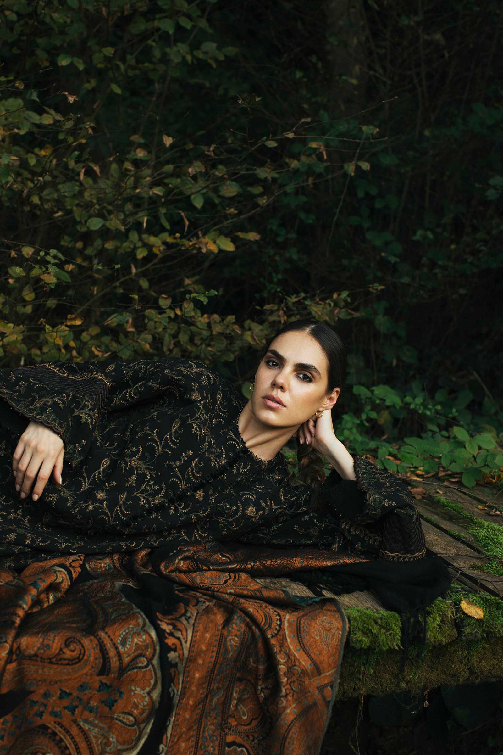 Zara Shahjahan Winter Collection (with Shawl) – Bano - Image 3