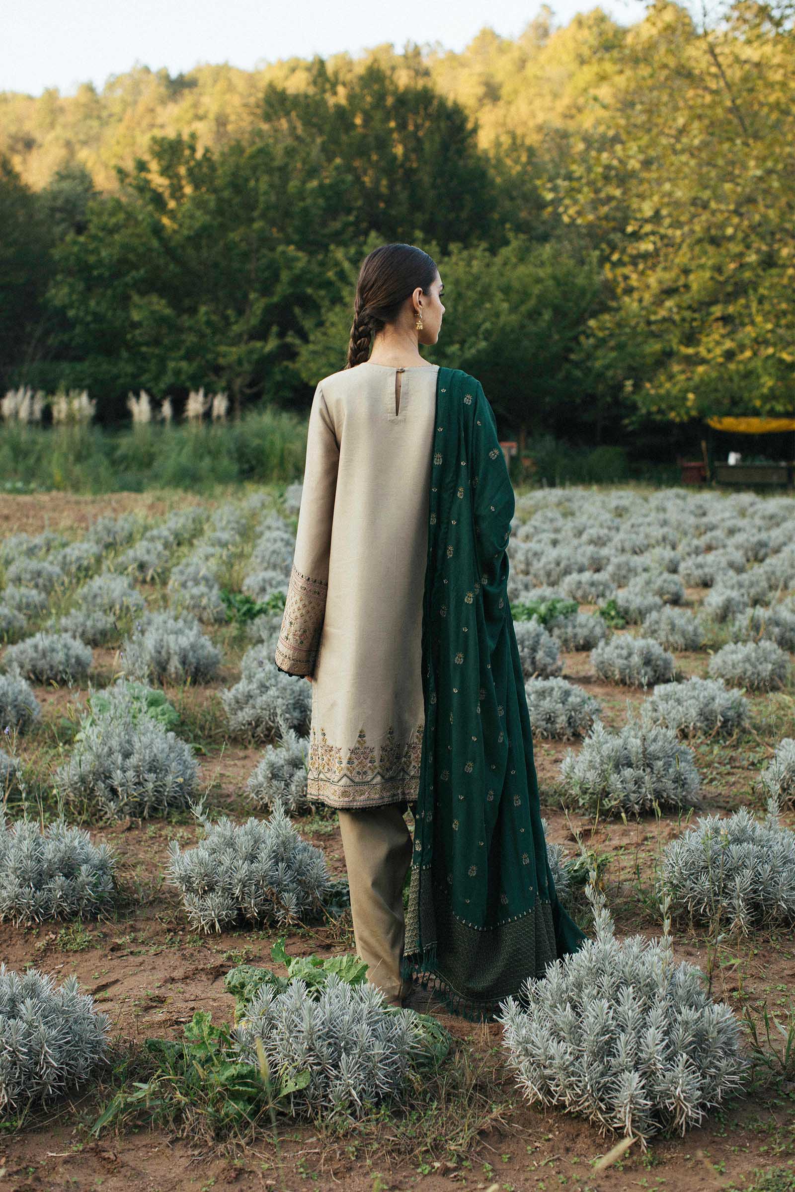 Zara Shahjahan Winter Collection (with Shawl) – Zohra - Image 2