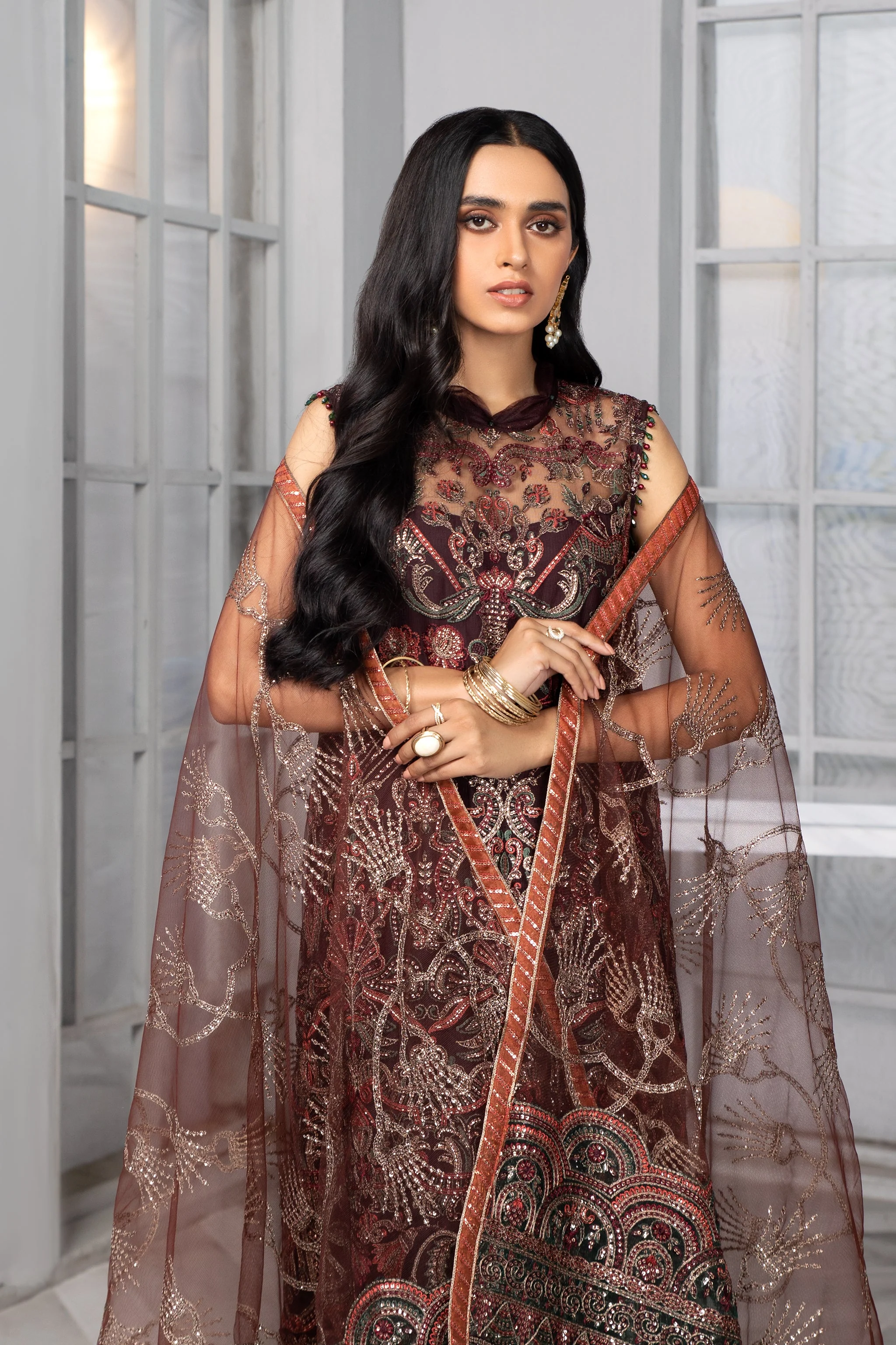 Zarif Bahaar Luxury Formal Collection – MOCHA - Image 5