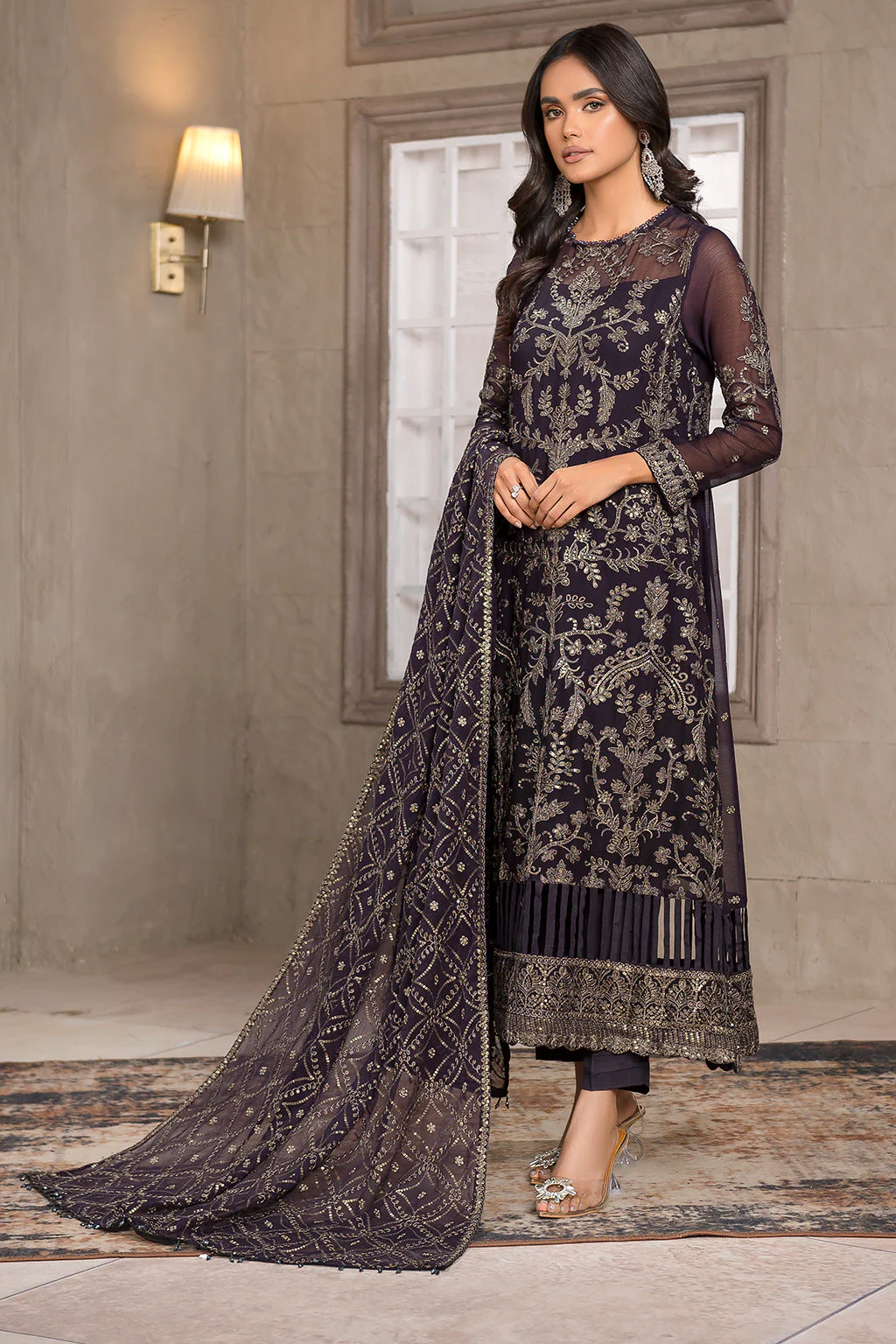 Zarif Falak Luxury Formal Collection – ZF 02 AZALEA - Image 3