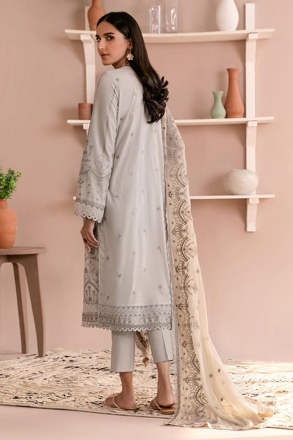 Zarif Festive Eid Lawn Collection – ZEA-05 HAZE - Image 4