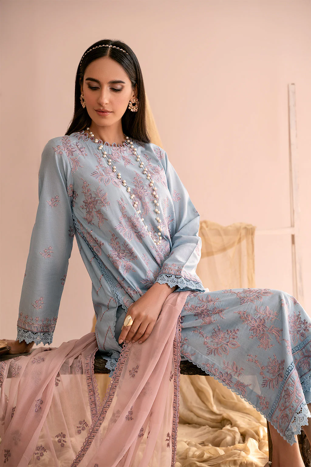 Zarif Festive Eid Lawn Collection – ZEA-07 HAILEY