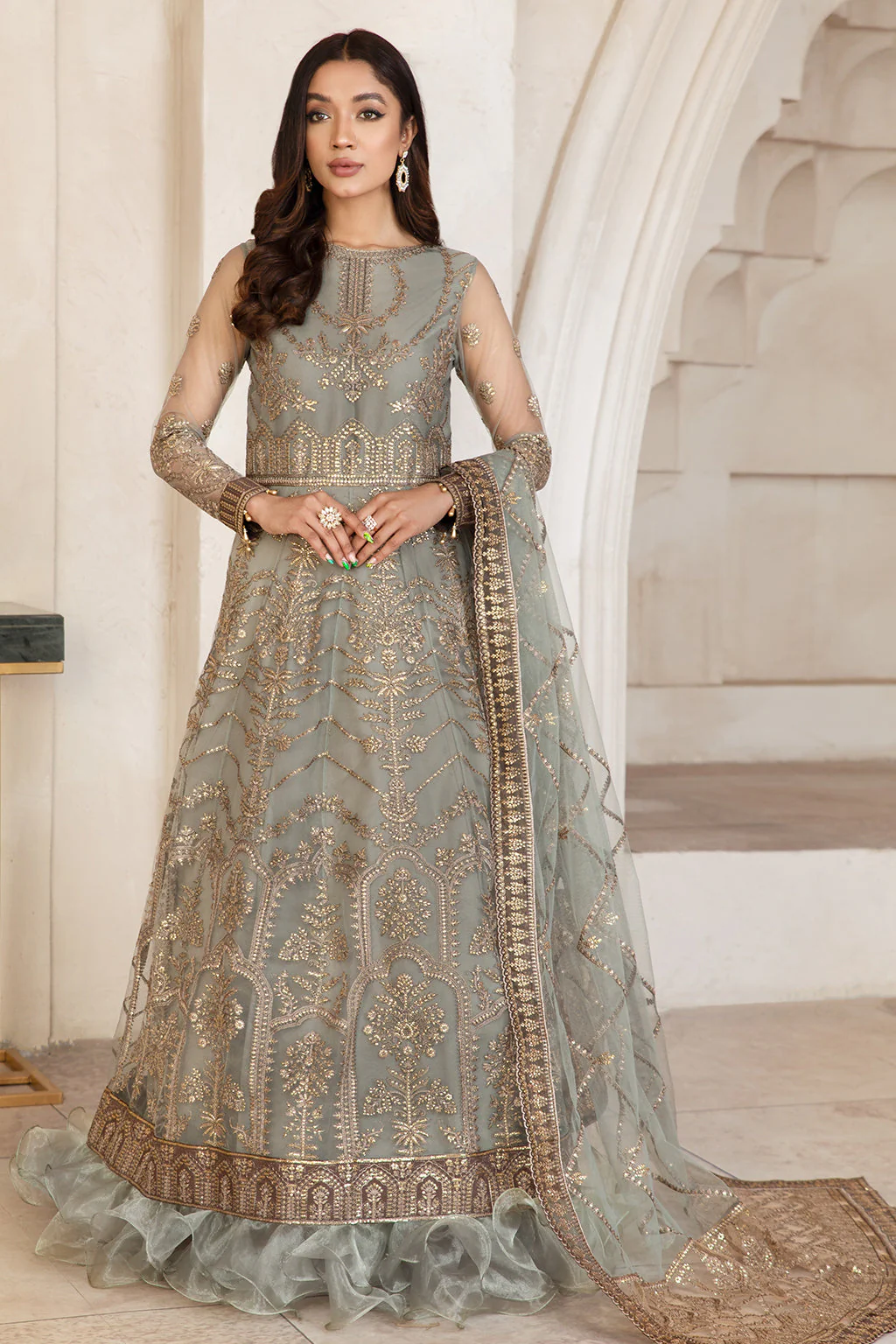 Zarif Gulzaar Luxury Formal Collection – ZFG 01 GUZEL - Image 6