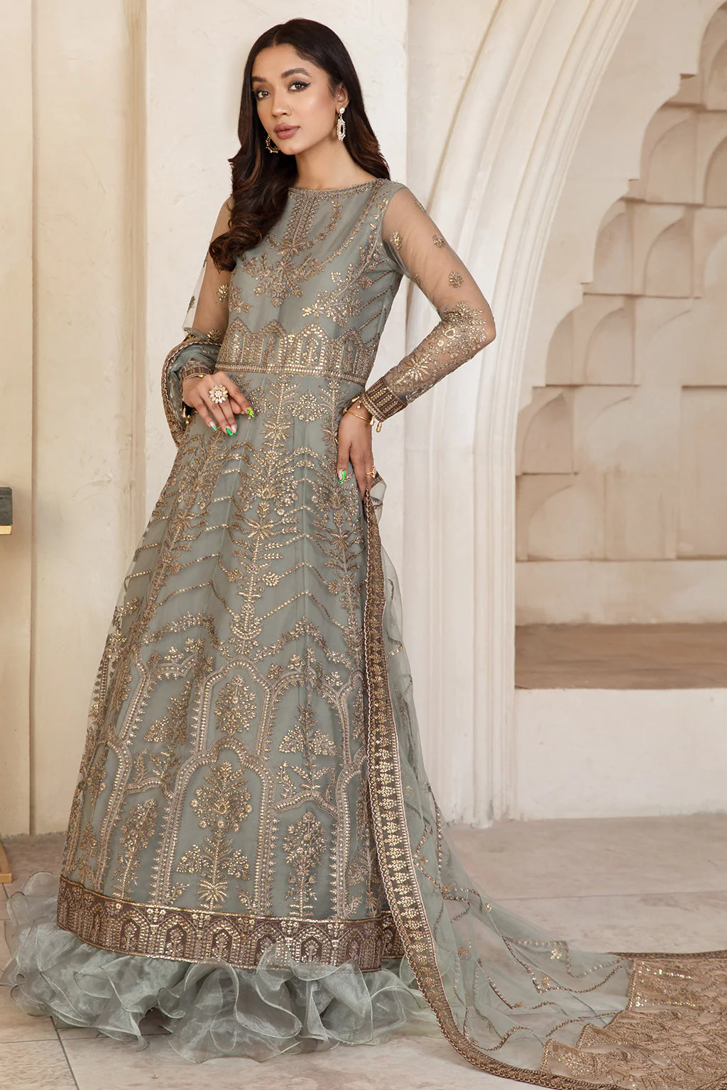 Zarif Gulzaar Luxury Formal Collection – ZFG 01 GUZEL - Image 8