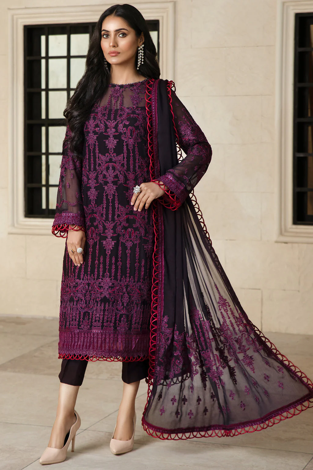 Zarif Gulzaar Luxury Formal Collection – ZFG 06 PERIWINKLE