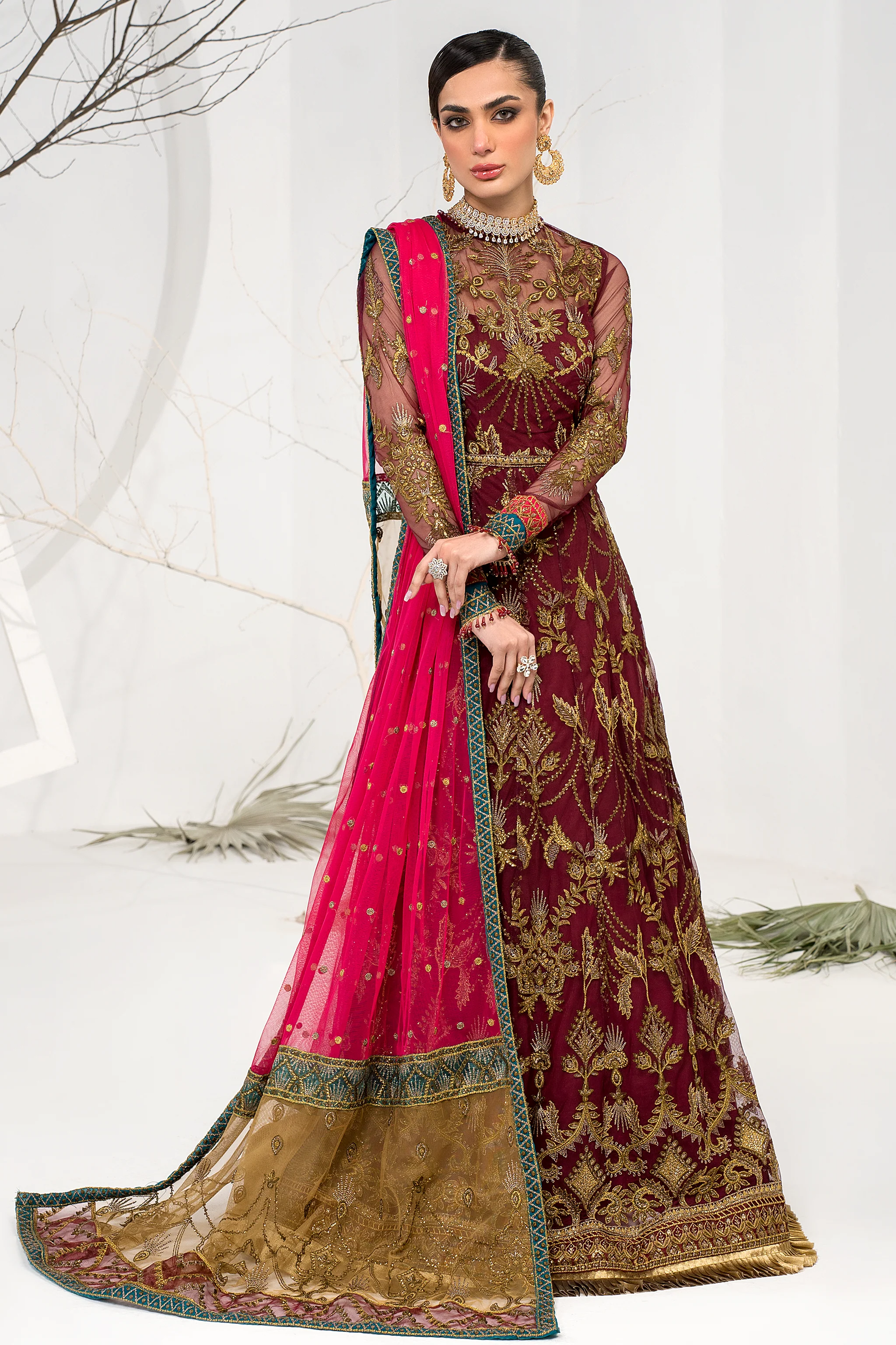 Zarif La Celeste Luxury Formal Collection – ZLC 04 BURNT ROSE - Image 11
