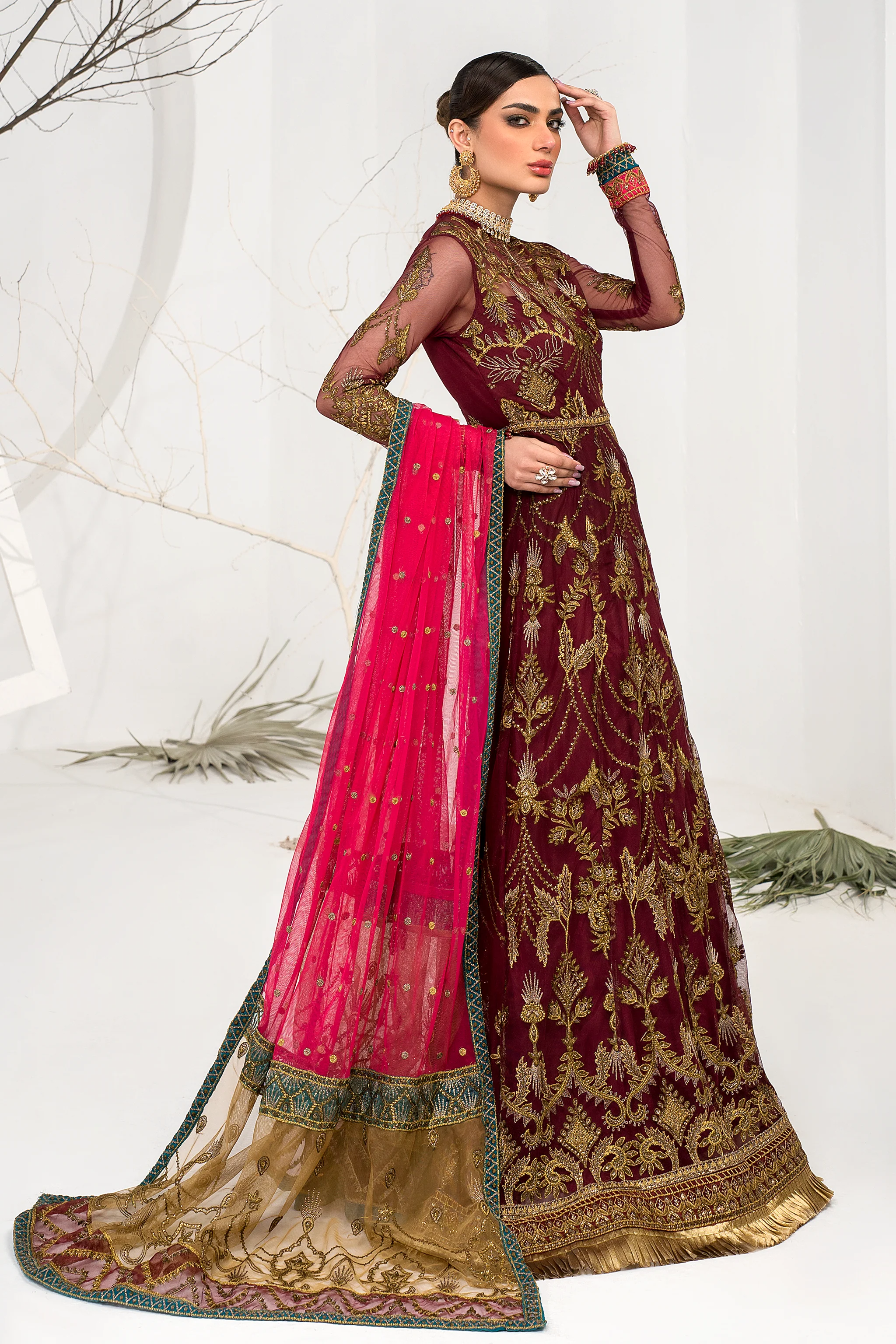 Zarif La Celeste Luxury Formal Collection – ZLC 04 BURNT ROSE - Image 13