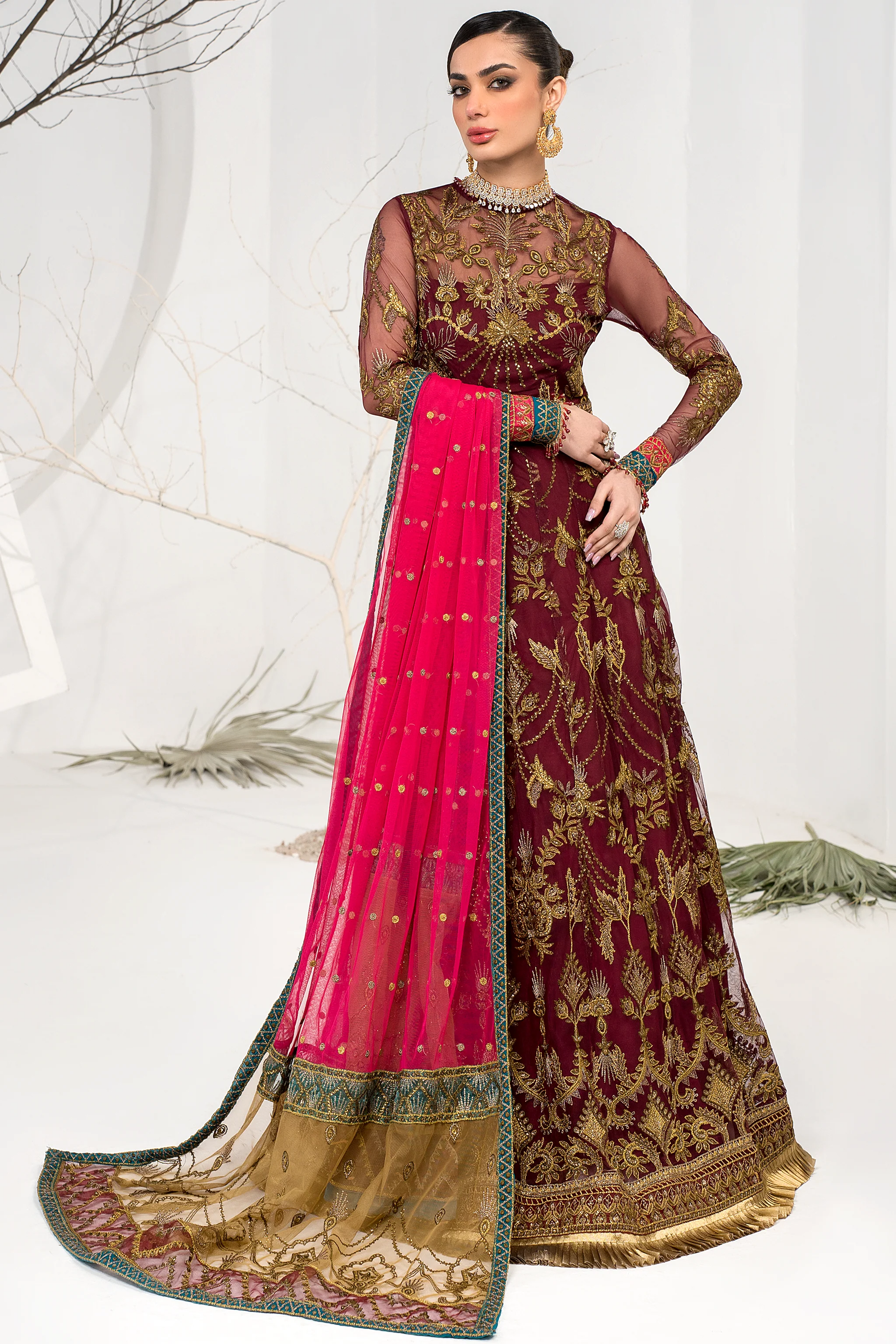Zarif La Celeste Luxury Formal Collection – ZLC 04 BURNT ROSE - Image 5