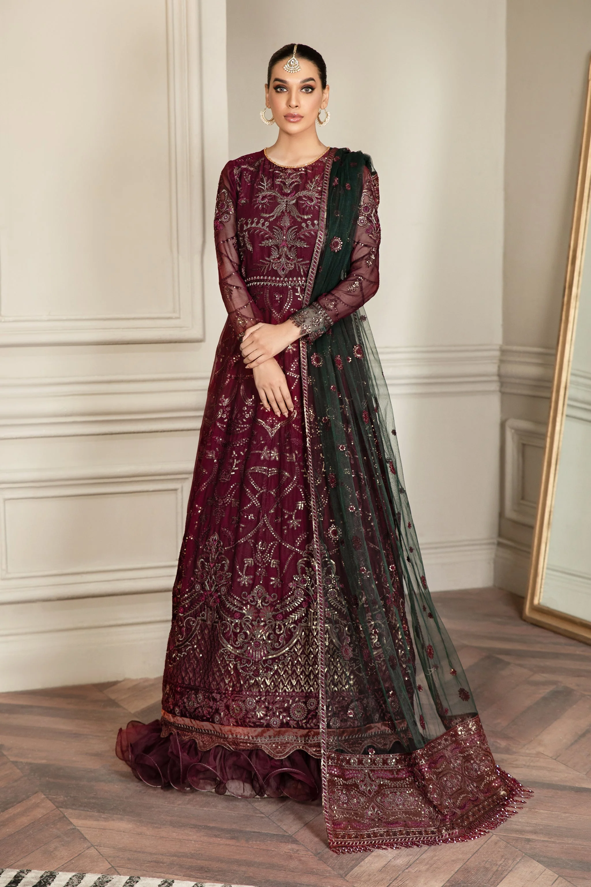 Zarif Mehroz Festive Formal Collection – BERRY WOOD - Image 2