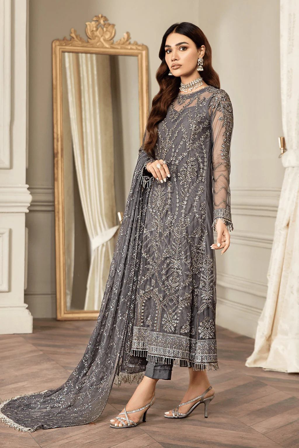 Zarif Mehroz Festive Formal Collection – STORM GREY - Image 3