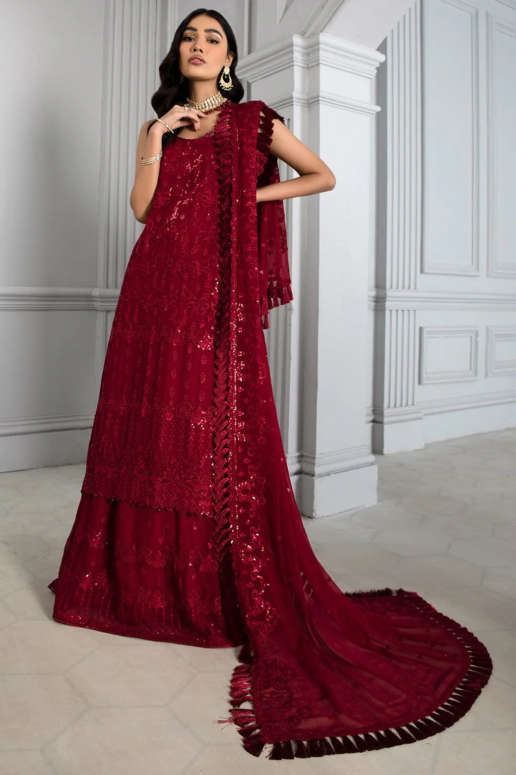Zarif Misaal Festive Collection 2021 – Z-02 ROSSA - Image 10