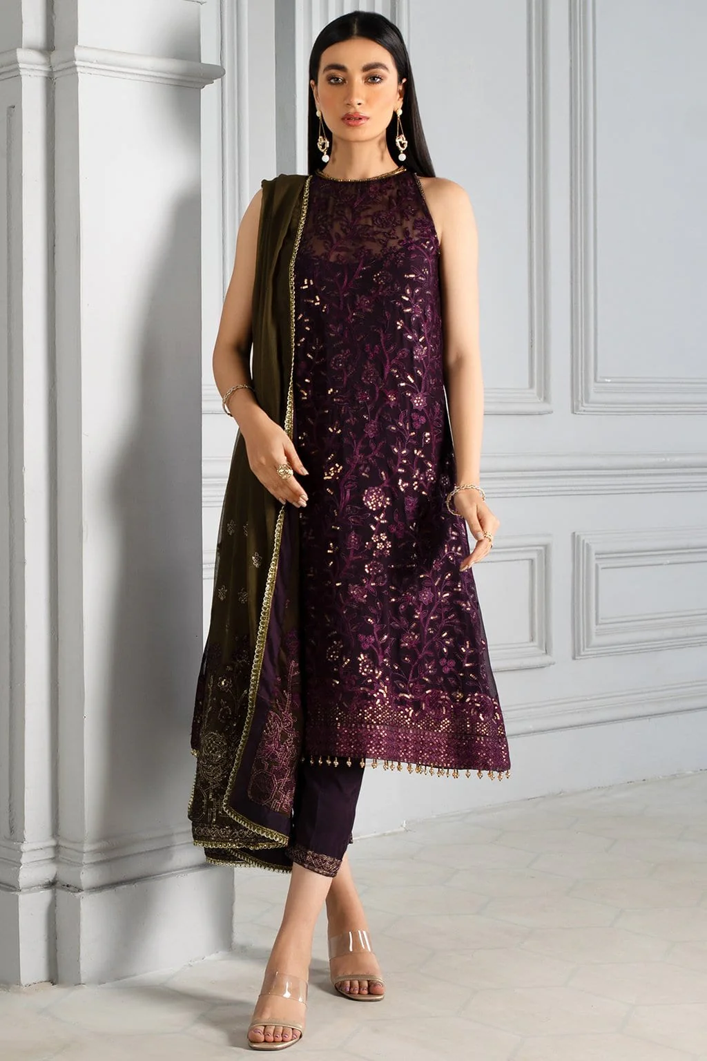 Zarif Misaal Festive Collection 2021 – Z-07 SAPPHIRE - Image 10