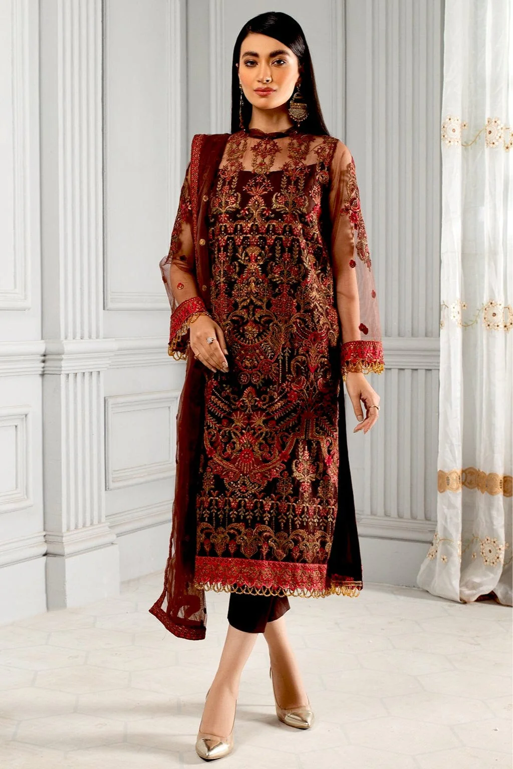 Zarif Misaal Festive Collection 2021 – Z-08 ELARA - Image 4